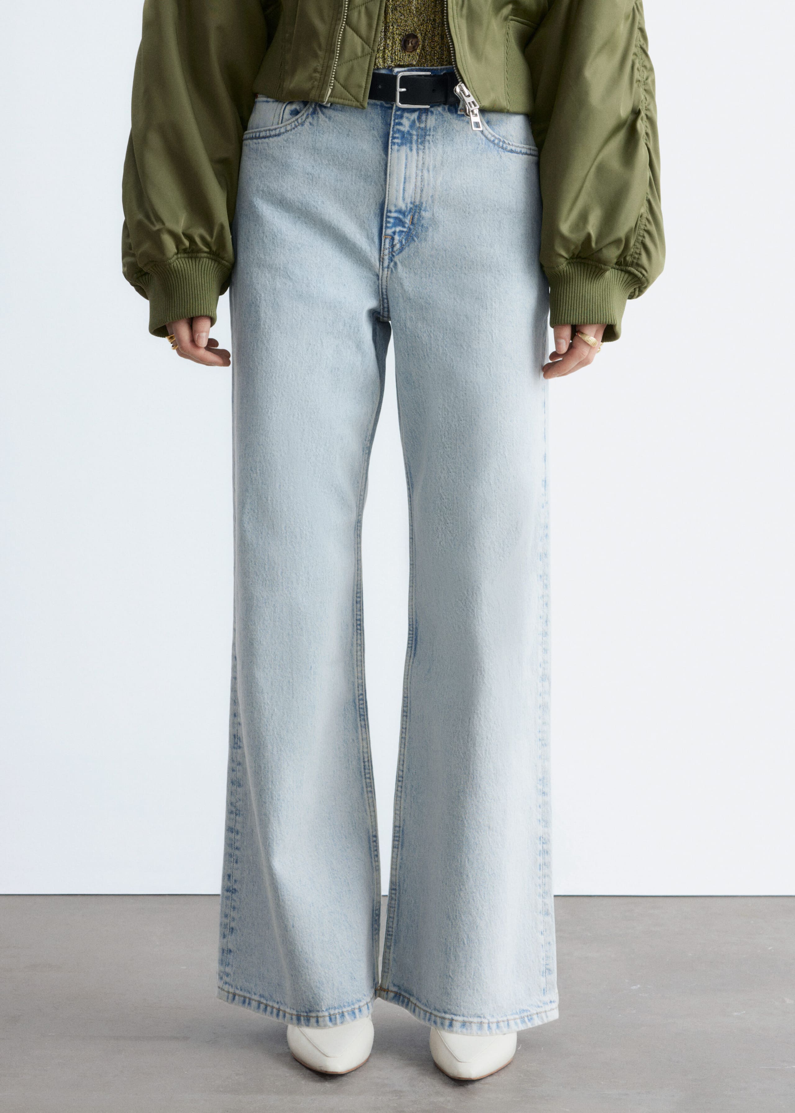 Image of Wide-Leg Jeans