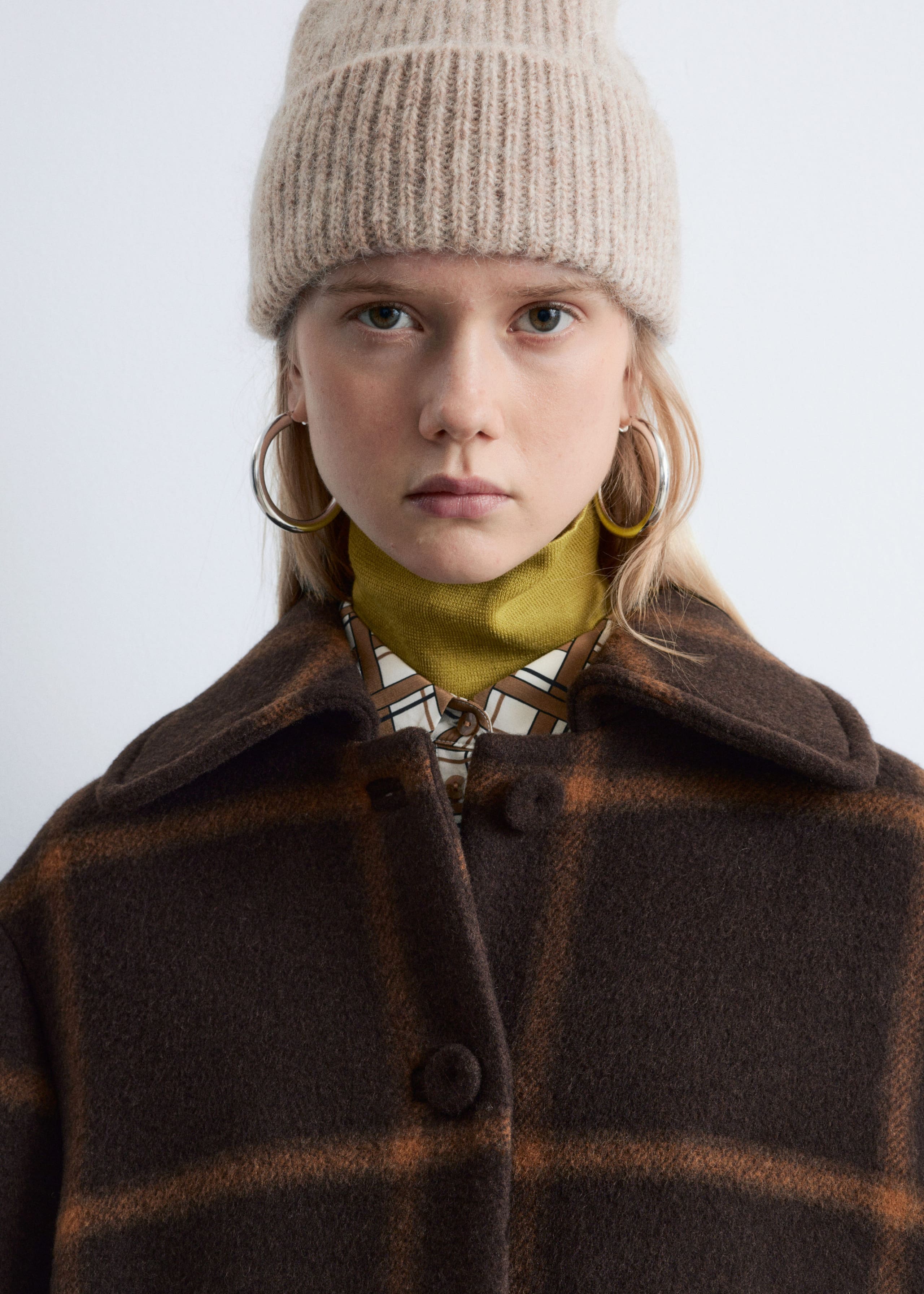 Wool Blend Beanie - Black - Lookbook