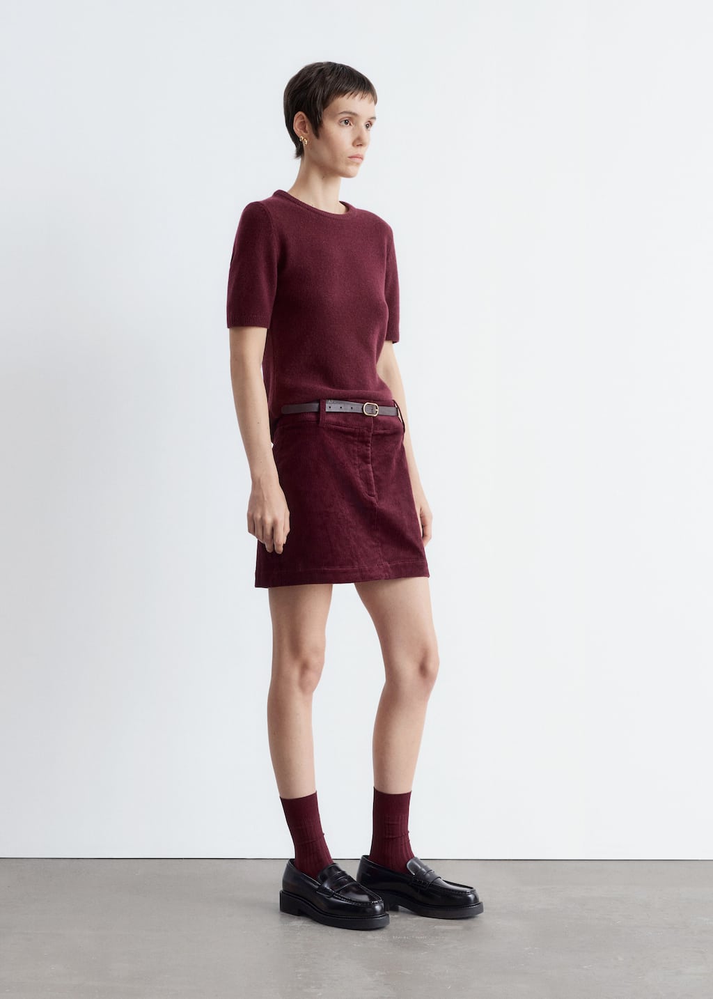 Image of Knitted Cashmere T-shirt