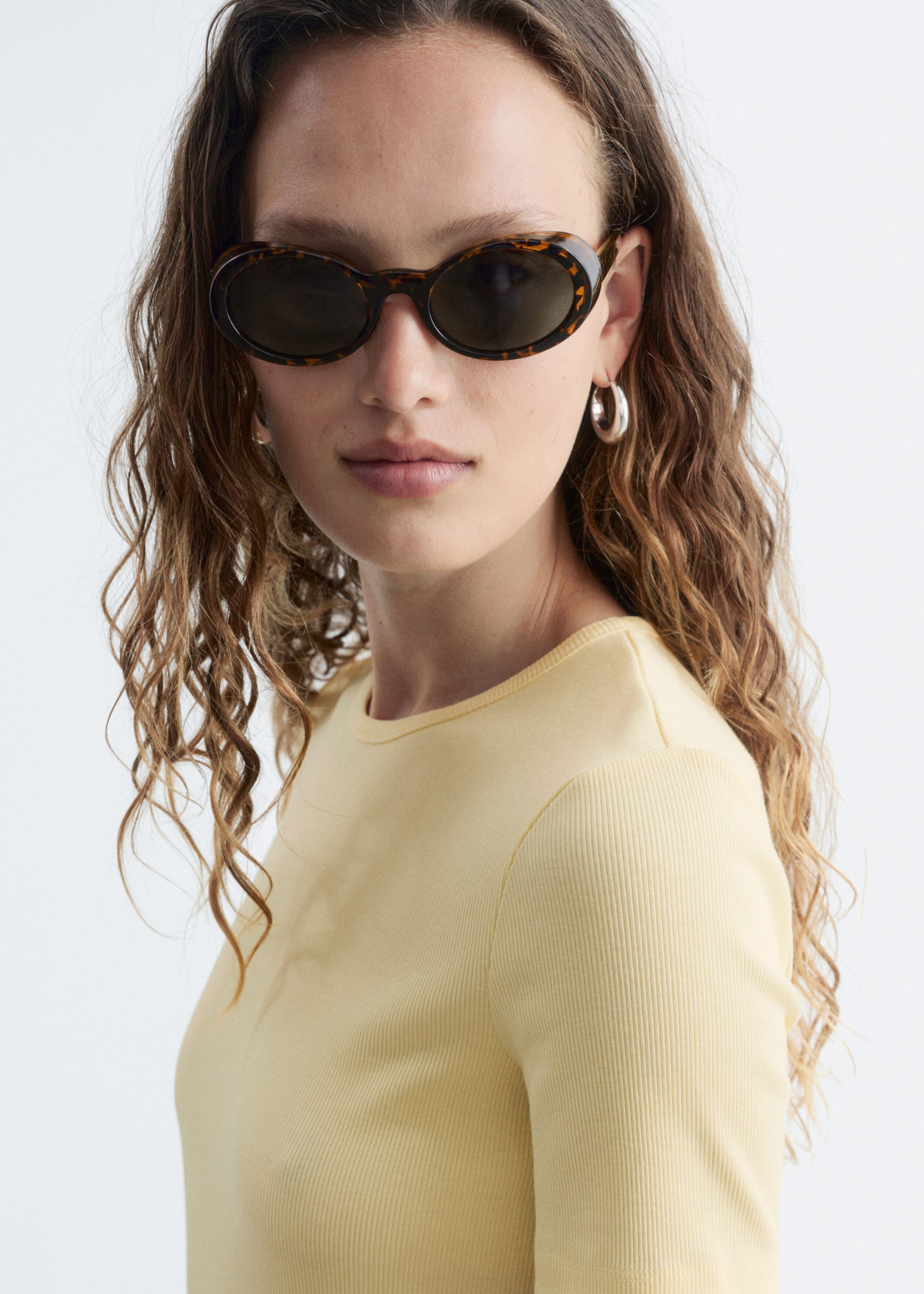 Ribbed T-shirt - Light Yellow - Still Life