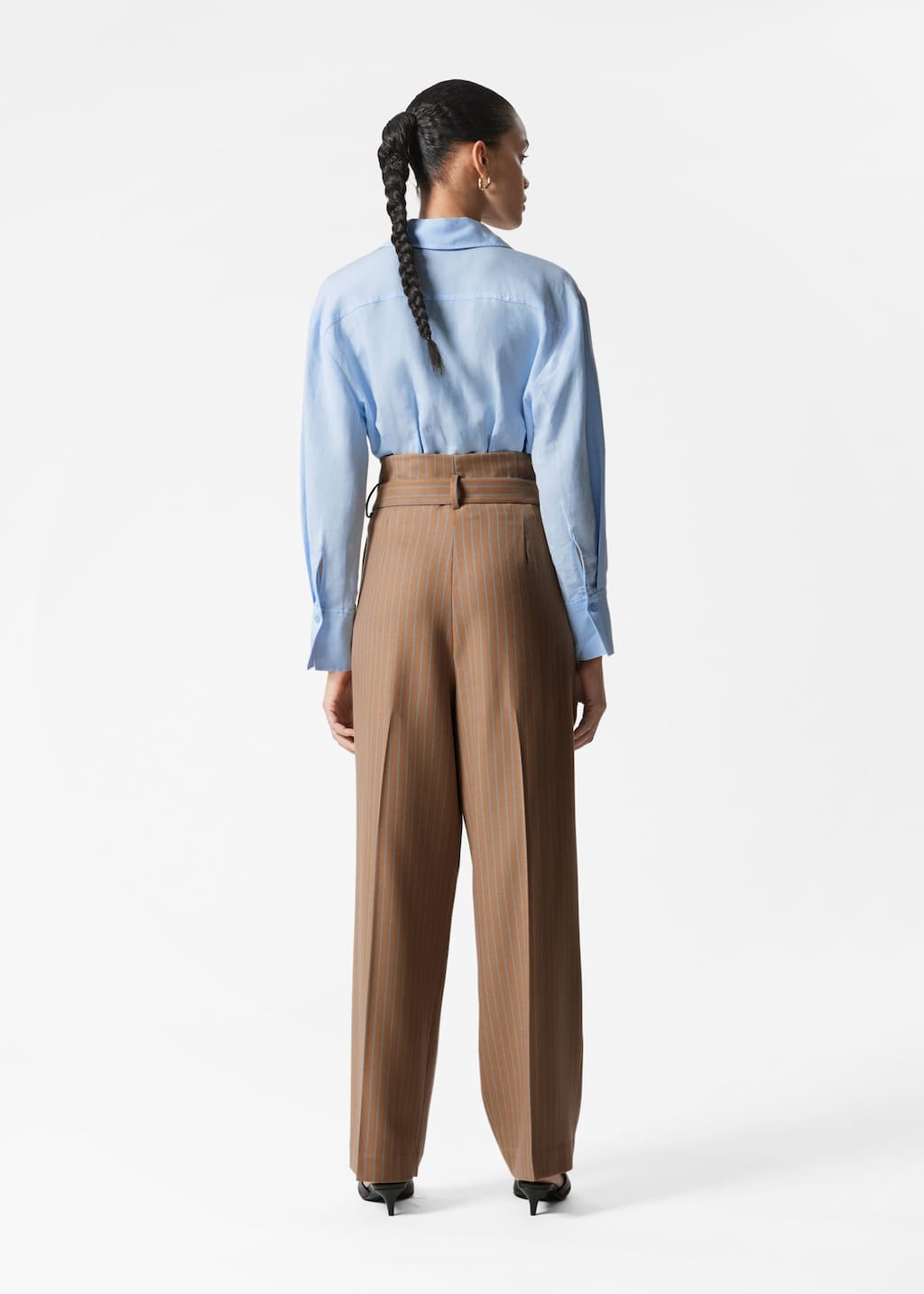 Image of Tailored Wool Trousers