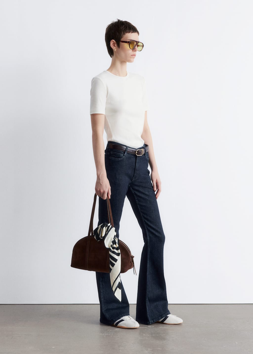 Image of Slim Low-Rise Bootcut Jeans