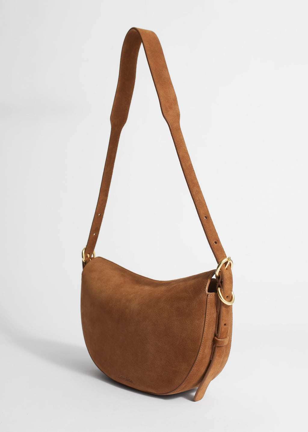 Suede Shoulder Bag - Brown - Still Life