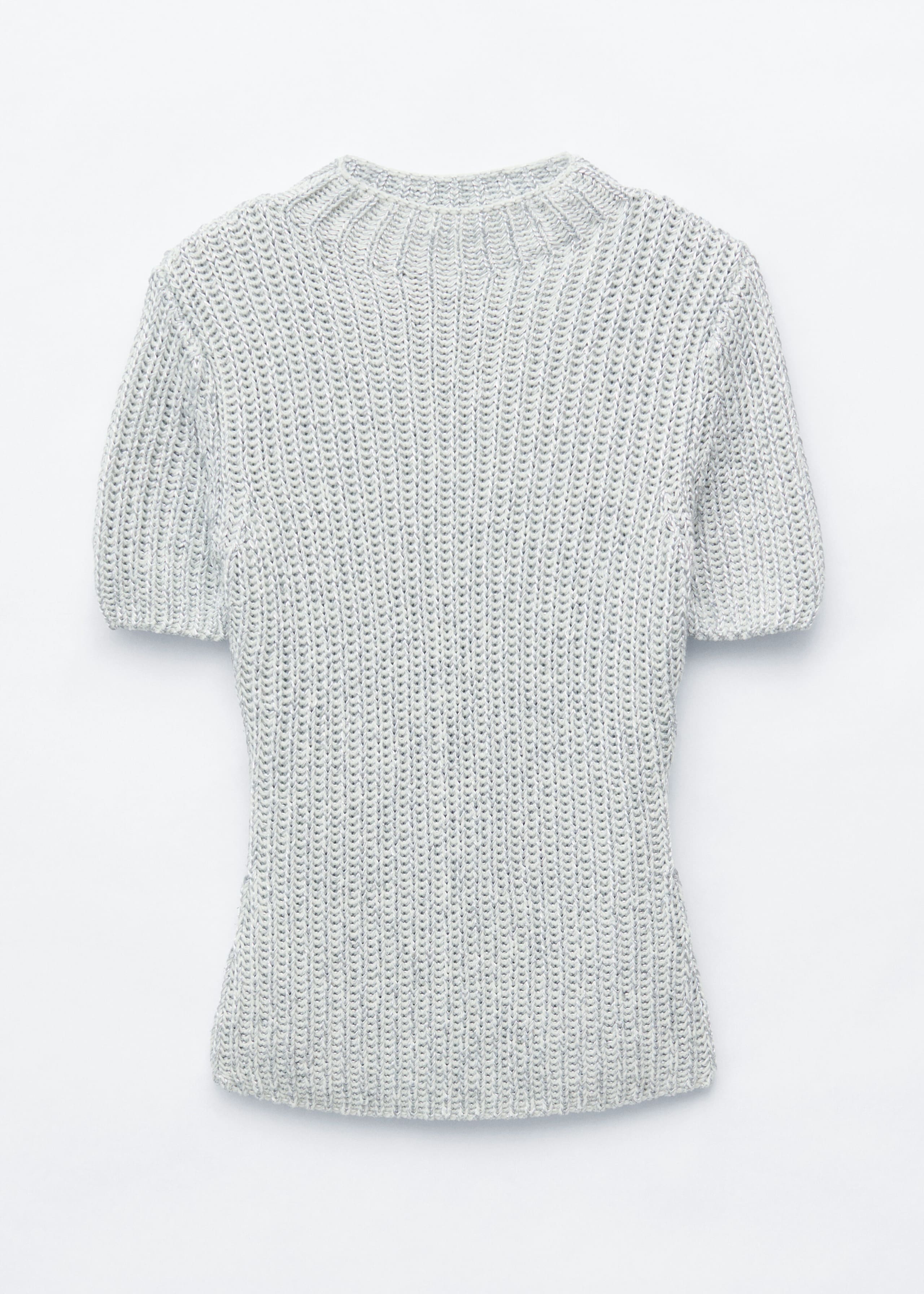 Metallic Knit Top - Grey - Still Life