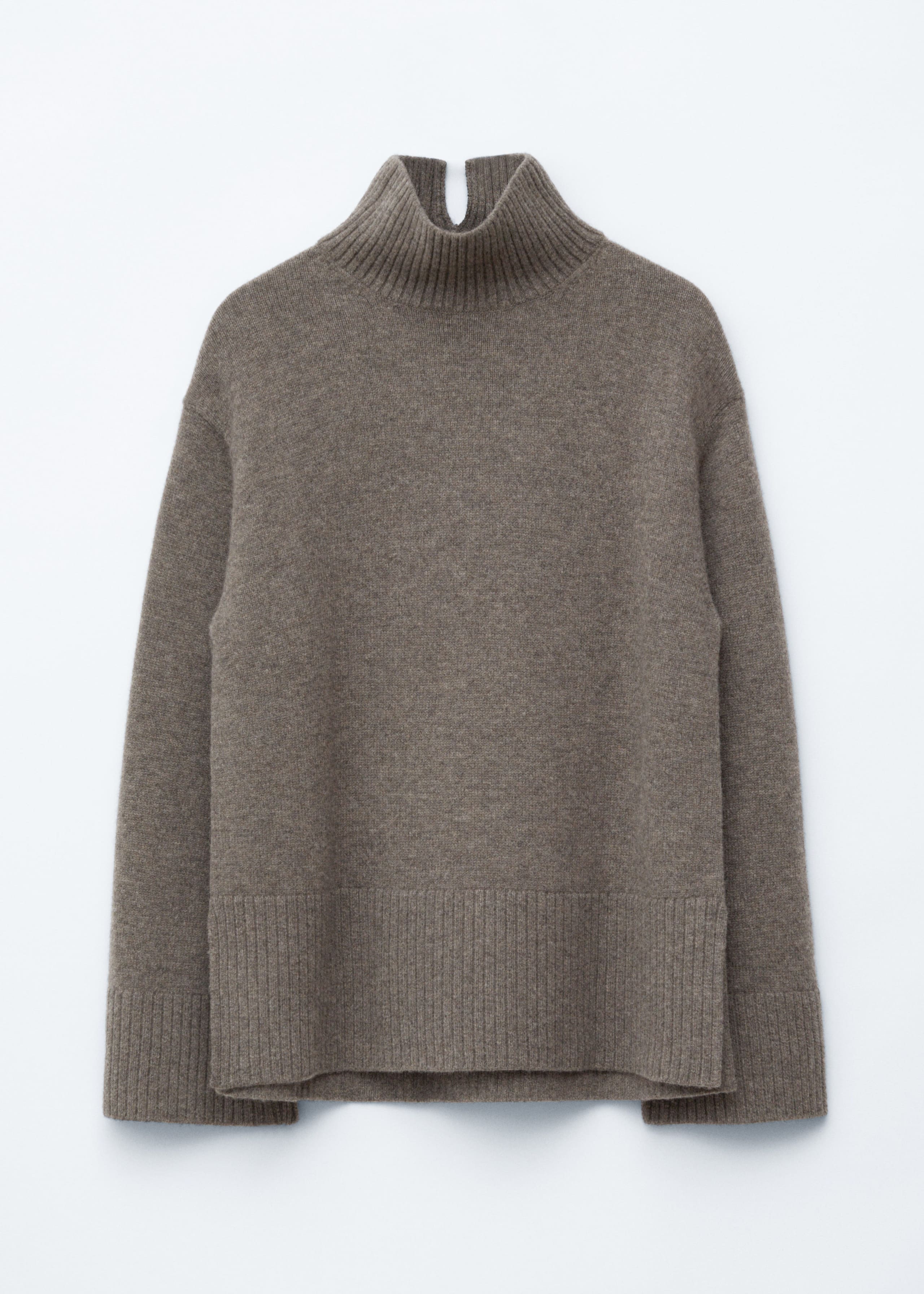 Oversized Turtleneck Wool Jumper
