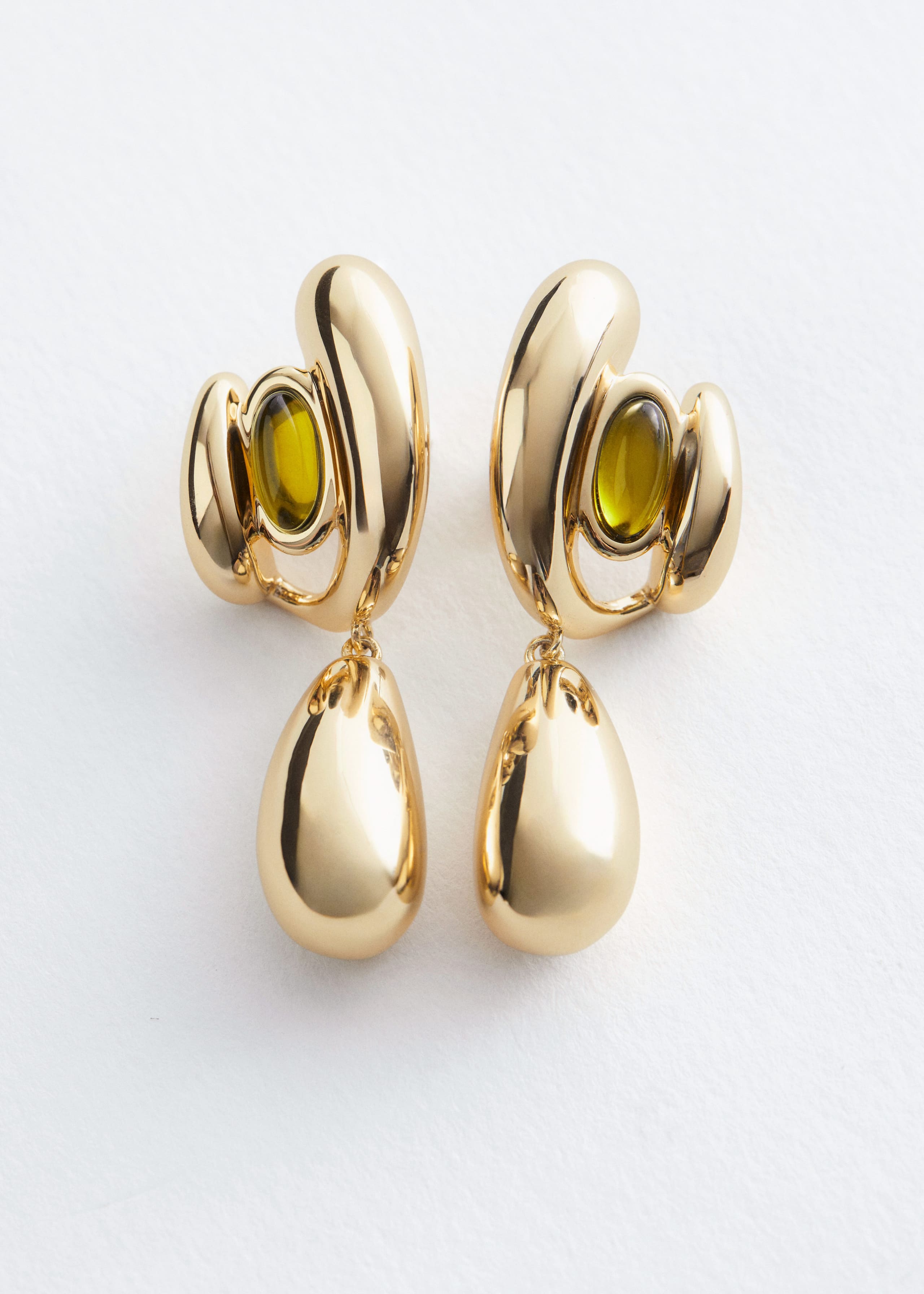 Image of Crystal Pendant Earrings