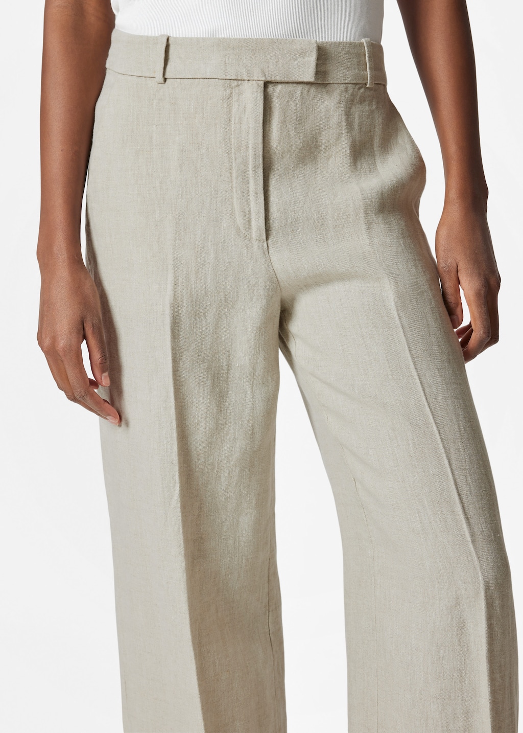 Image of Pantalon habillé en lin