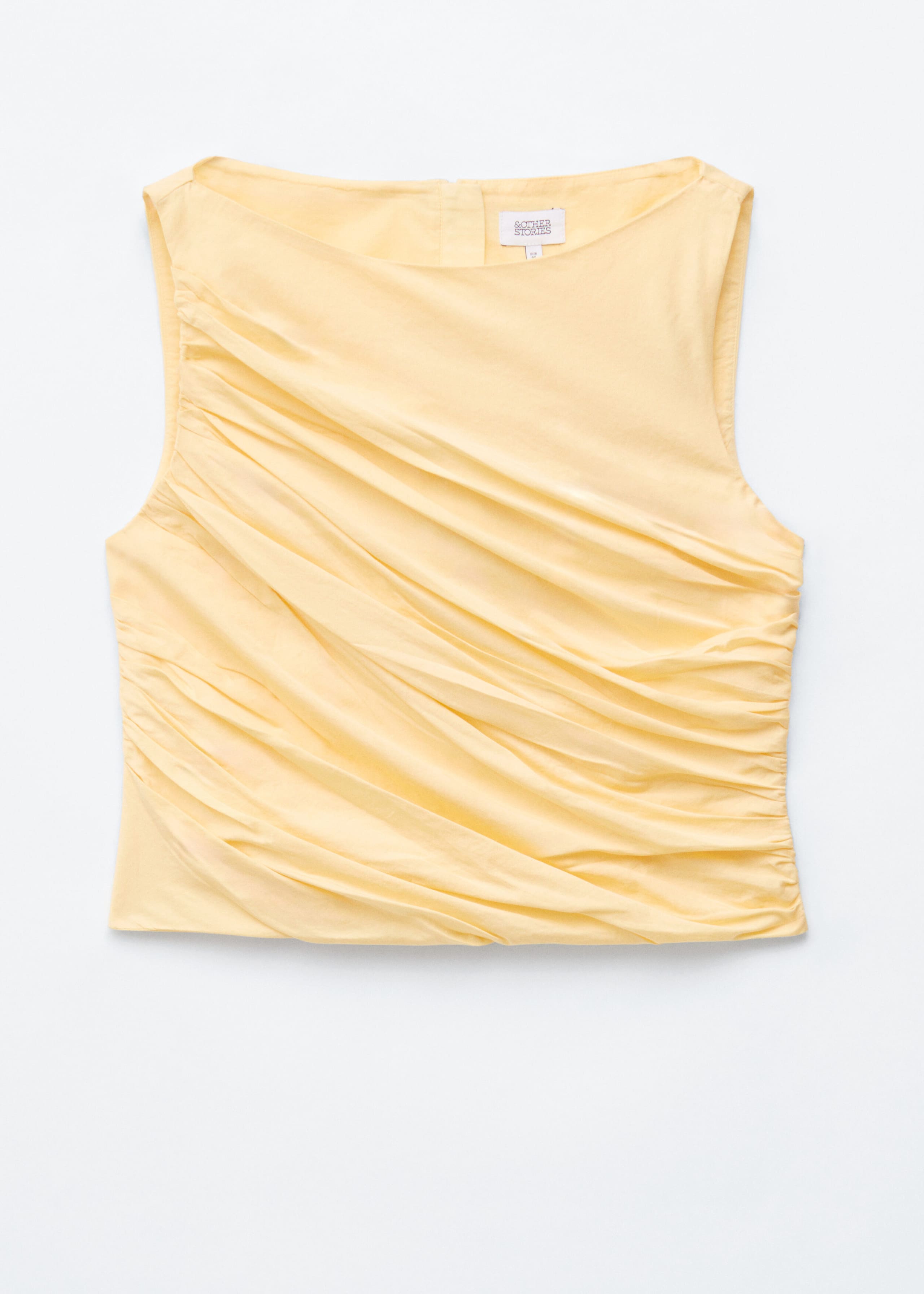 Textured Boatneck Top - Beige/Tartan - Still Life