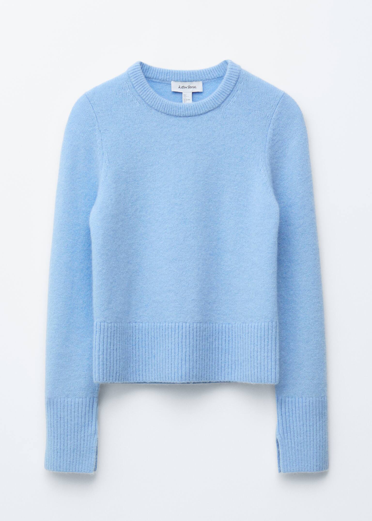 Pull en mohair mélangé - Bleu clair