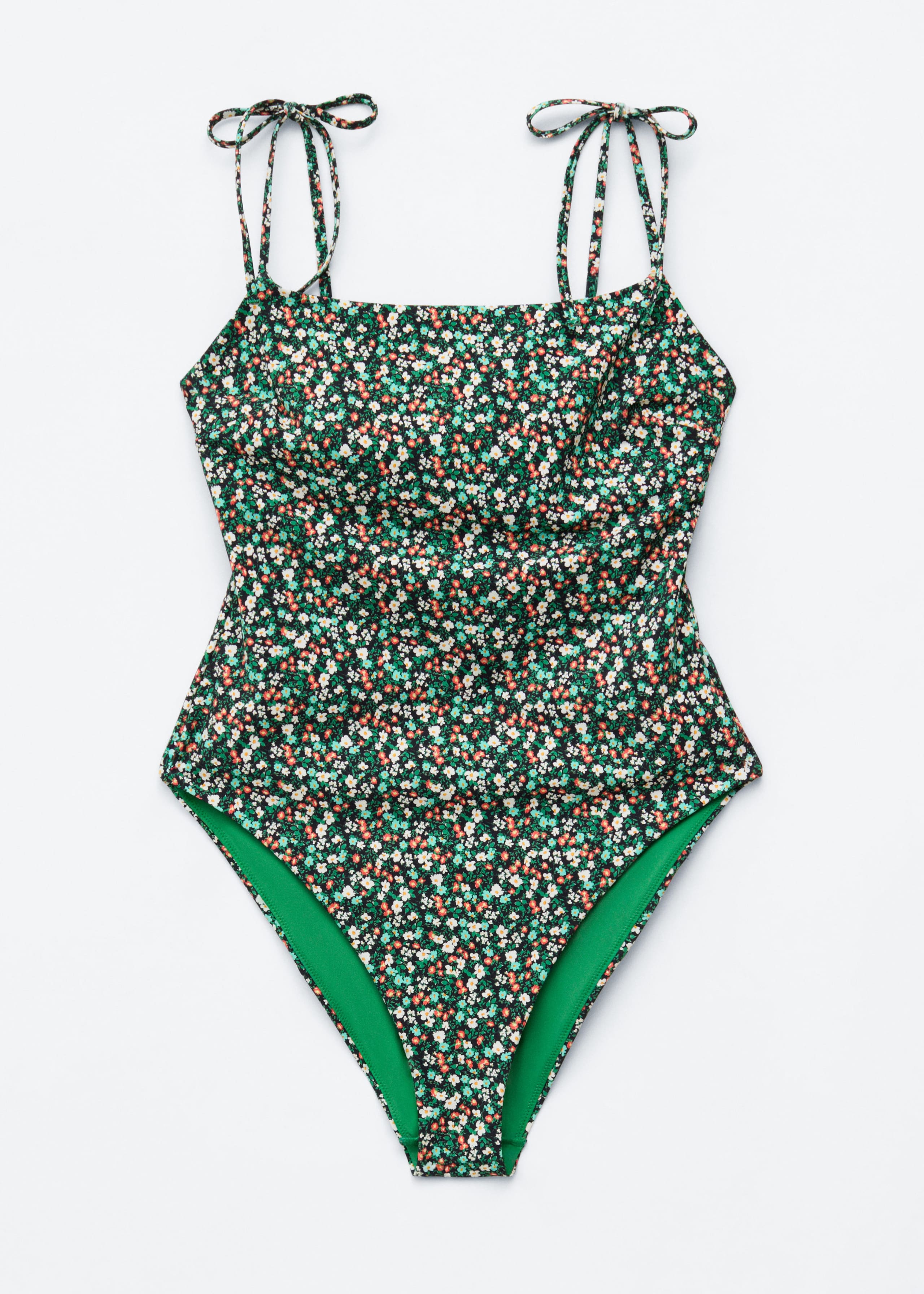 Image of Costume da bagno con spalline annodate