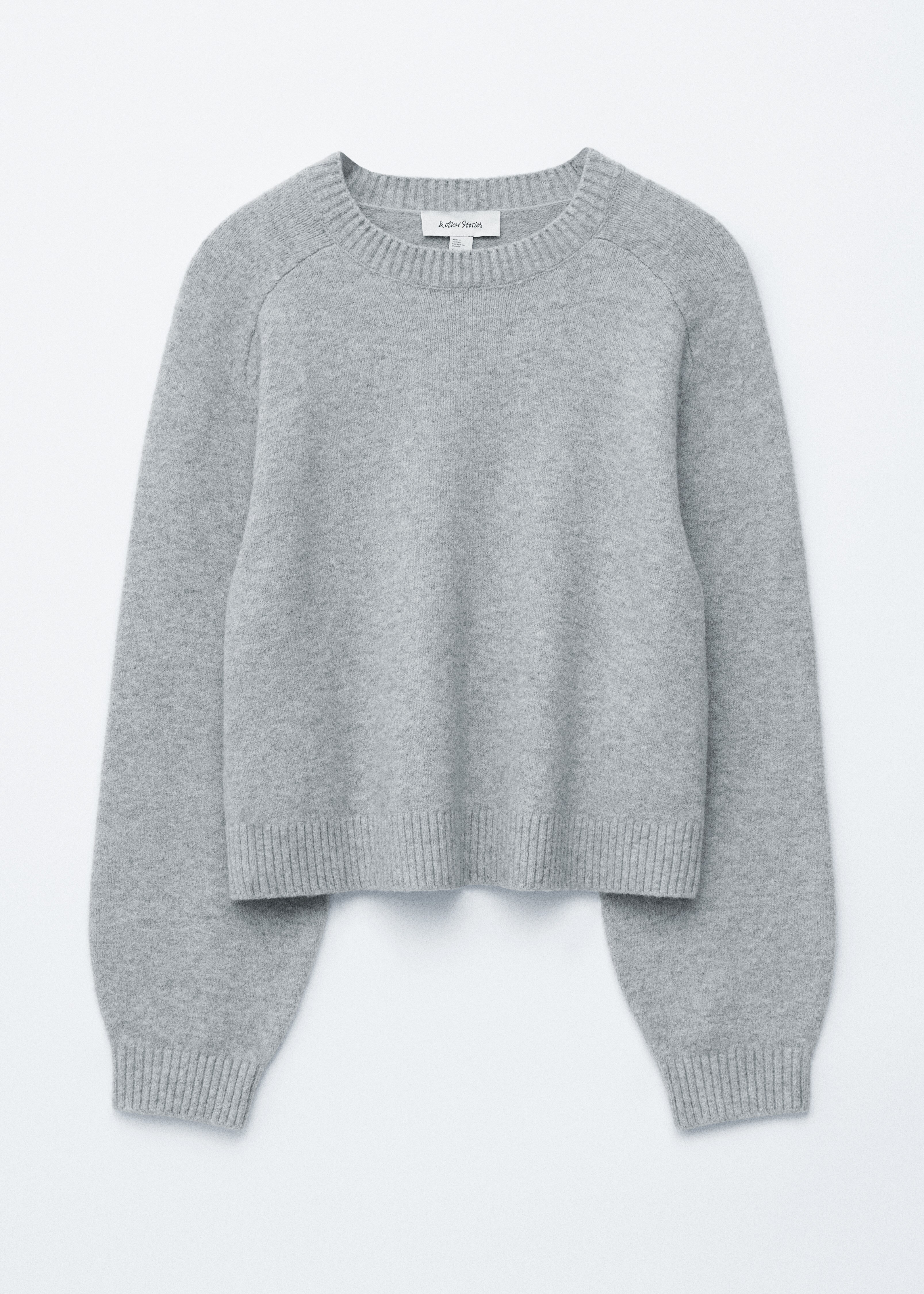 Camisola de malha - Cinzento claro/Vermelho escuro/Bege/Castanho escuro/Verde claro/Turquesa escuro