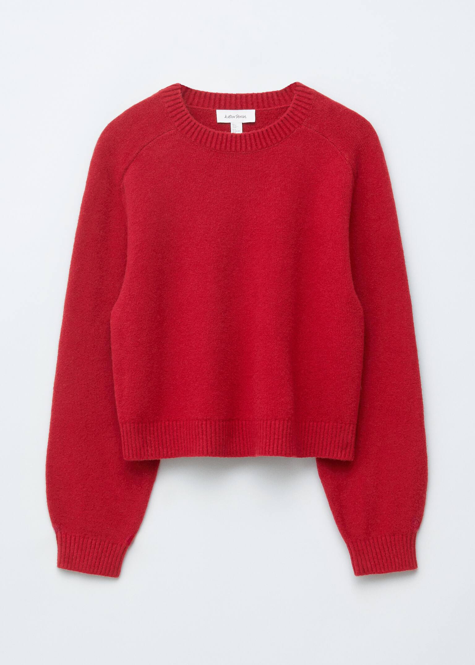 Gestrickter Pullover - Dunkelrot/Dunkelbraun/Beige/Dunkles Türkis/Hellgrün - 2