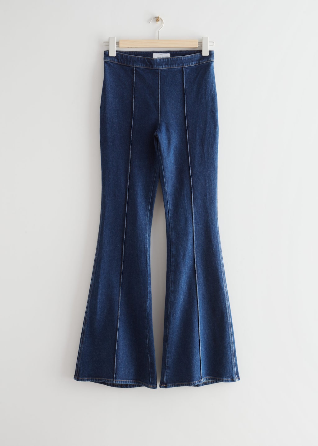 Flared Denim Trousers - Blue - Still Life
