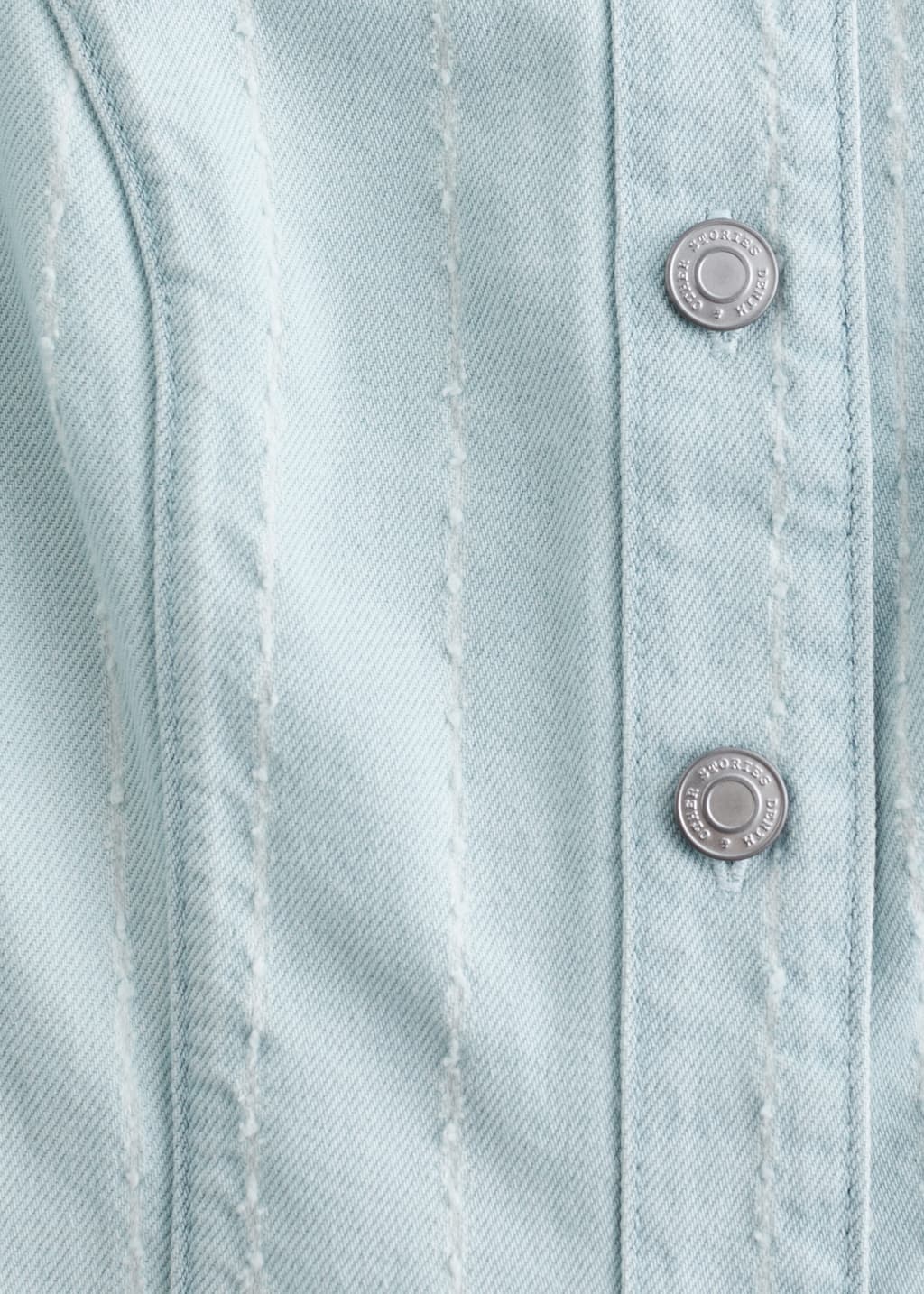 Image of A-Line Denim Mini Dress