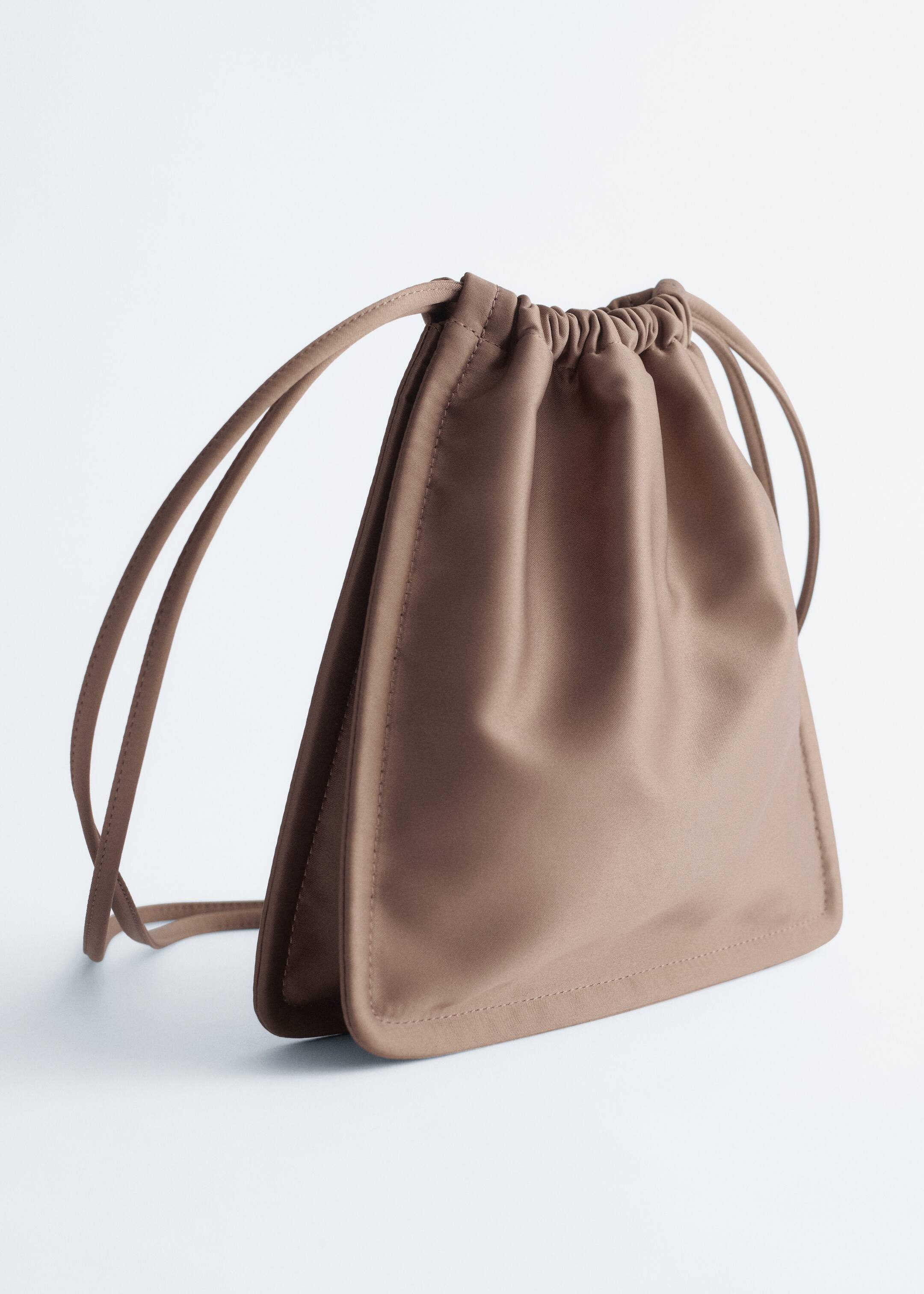Agrandir l'image: Sac à cordon de serrage en satin - Grège - FEMME | H&M BE 2