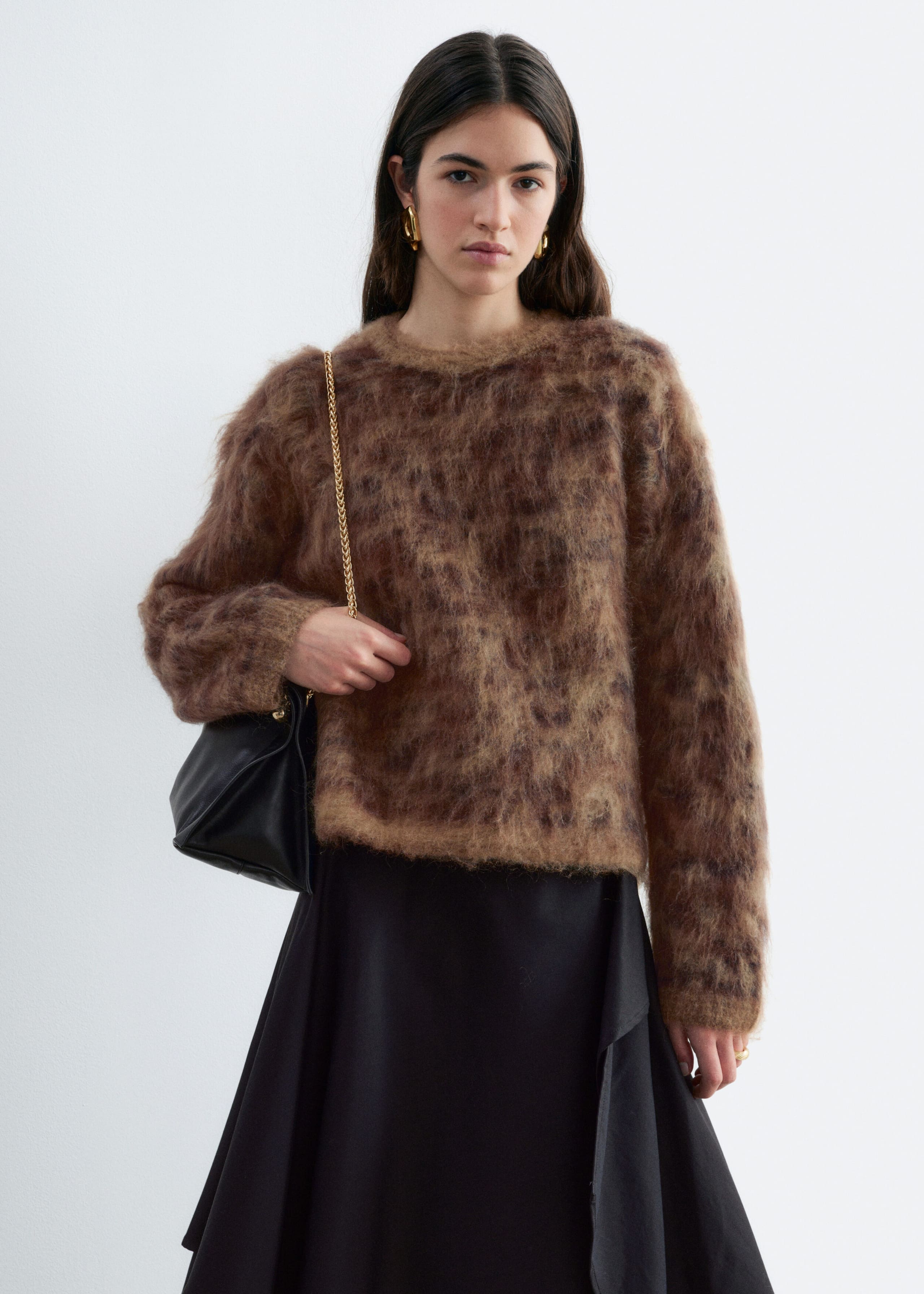 Mohair Blend Jumper - Dark Beige - Still Life