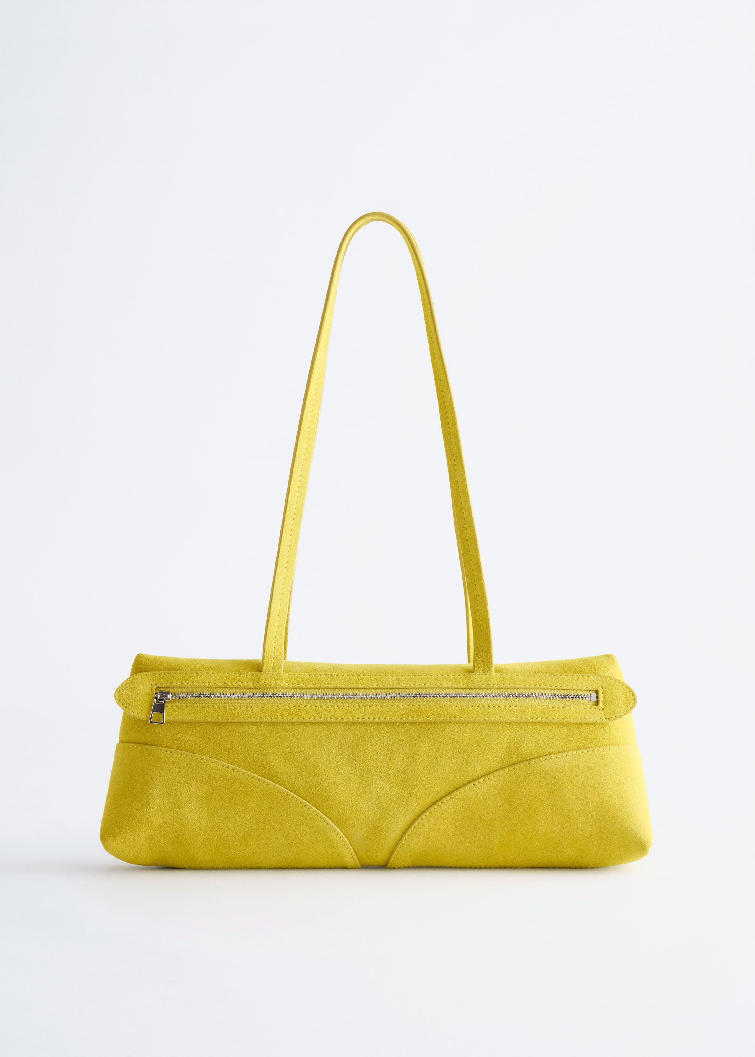 Image of Slim Leather Shoulder Bag