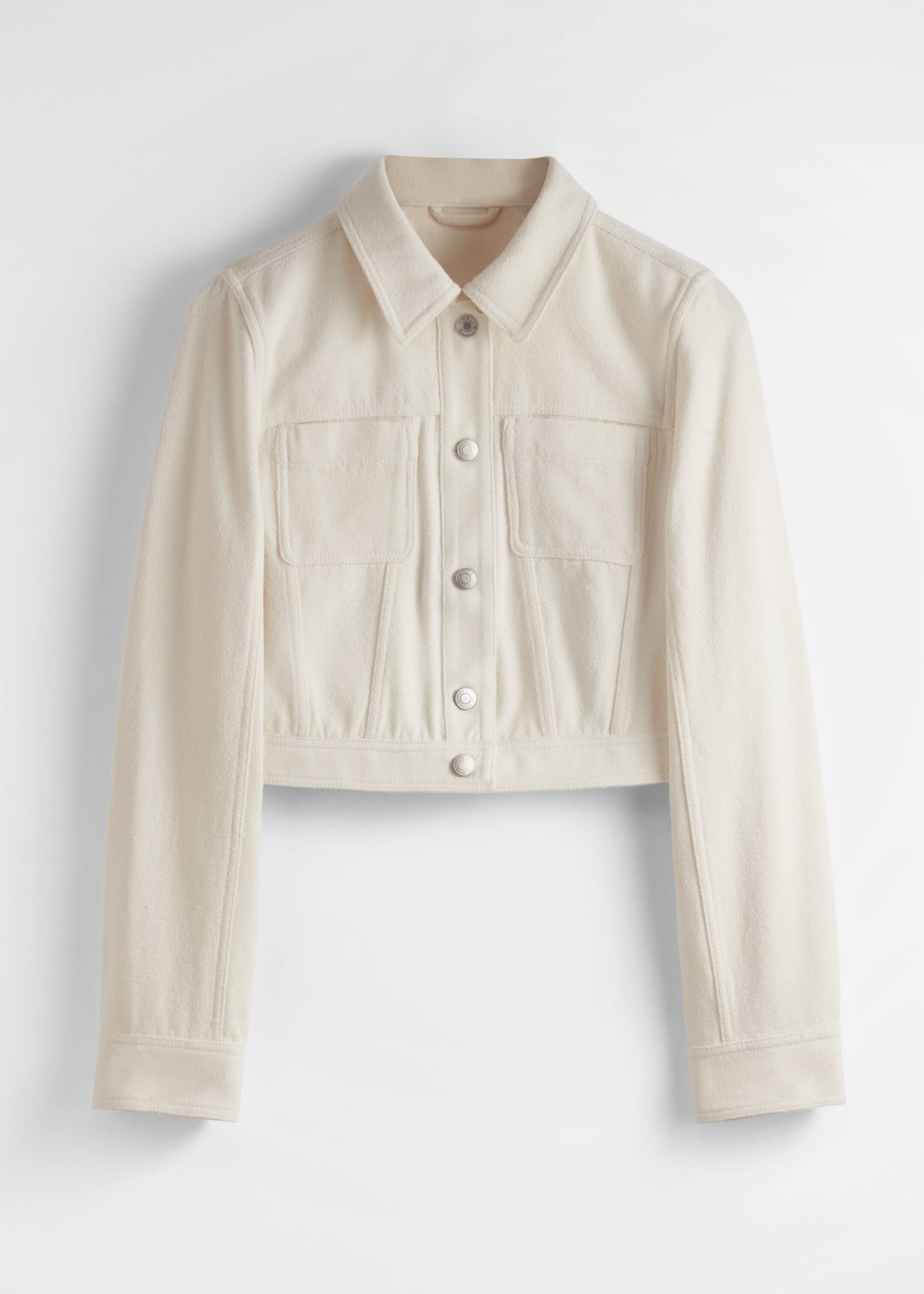 Vis større bilde: Slanke jeans med påsydd lomme - Hvit - DAME | H&M NO 1