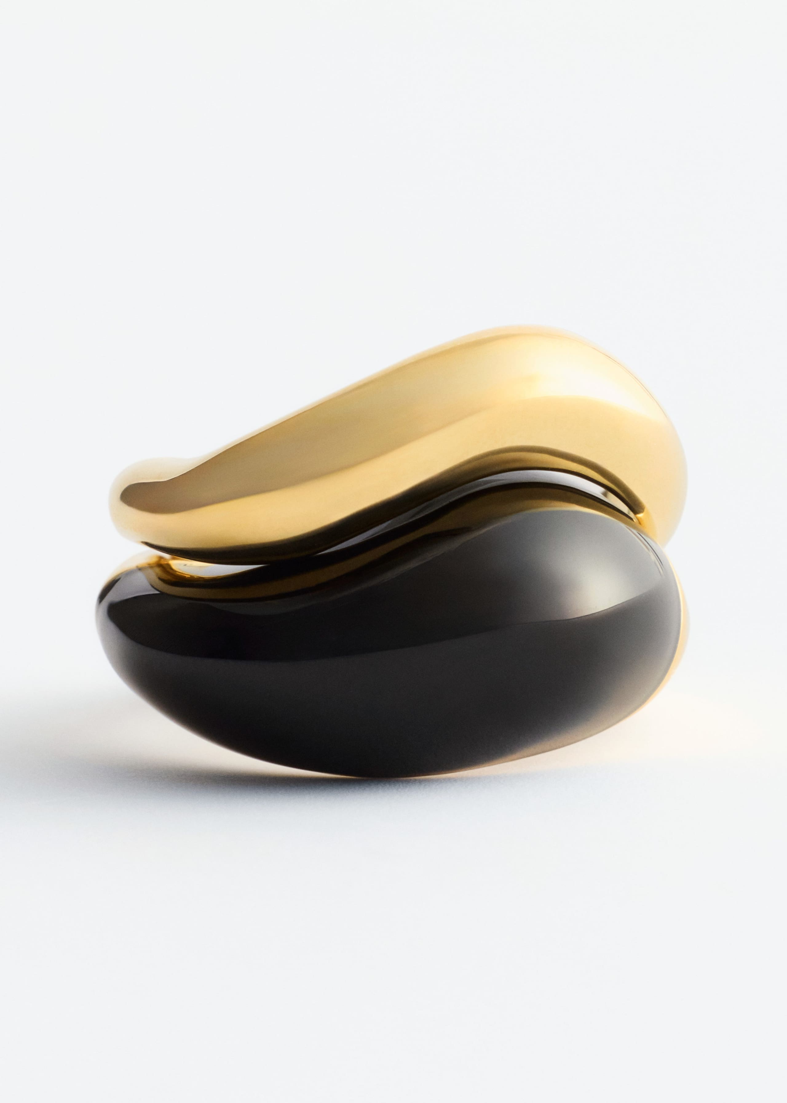 Image of Sculptural 2-Pack Ring Set