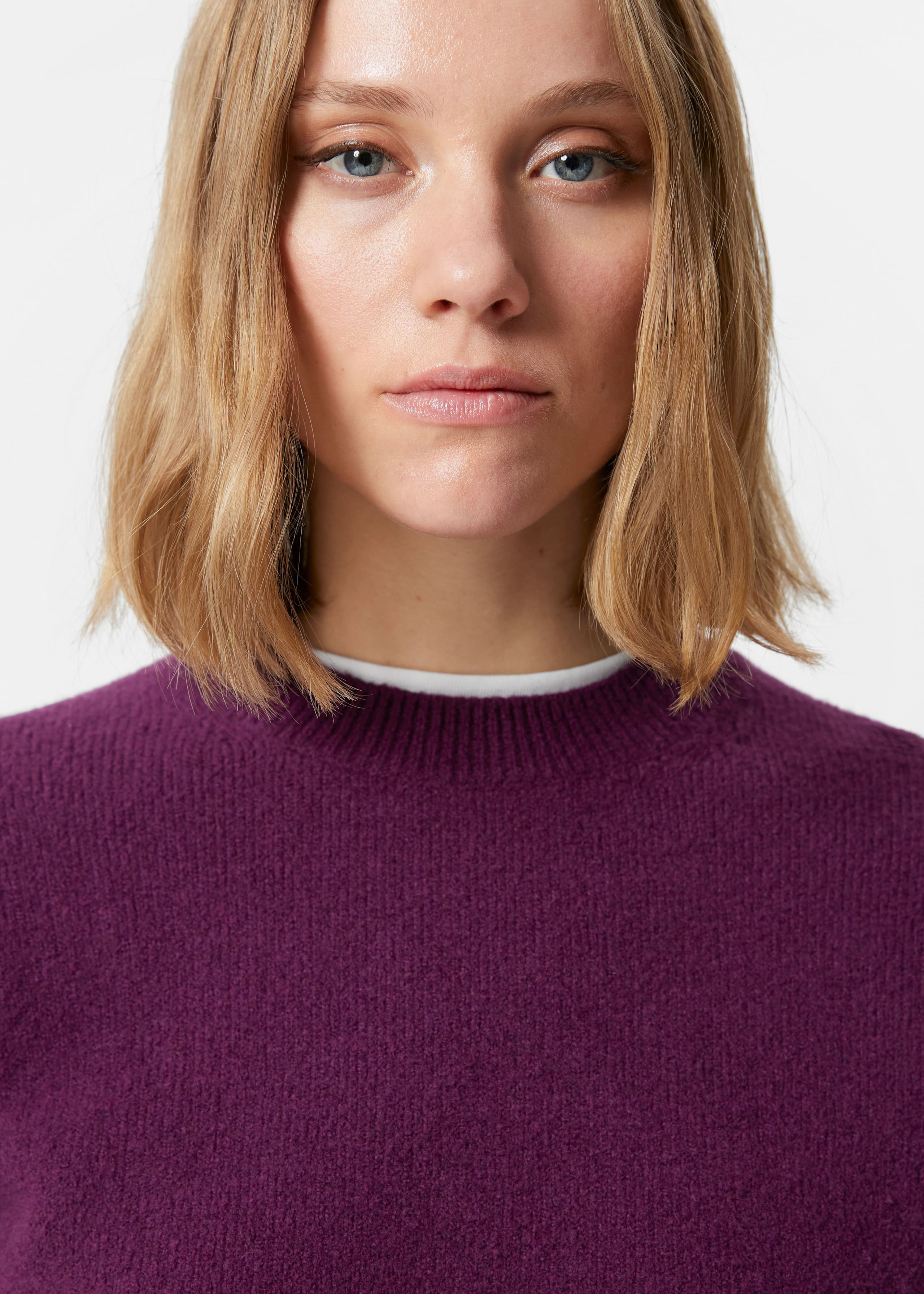 Image of Relaxed Fit Knitted Sweater