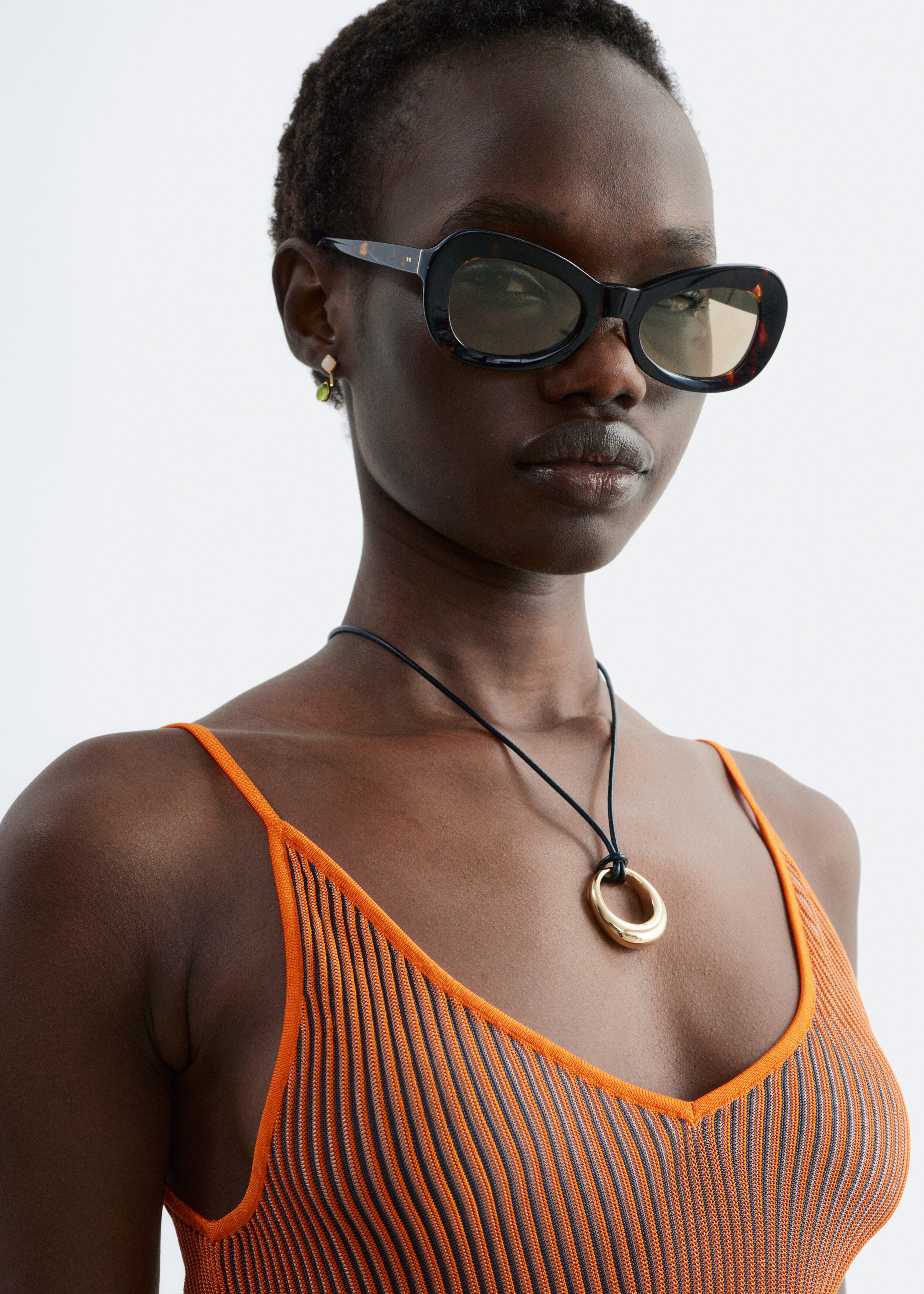 Rib-Knit Camisole - Orange - & Other Stories GB