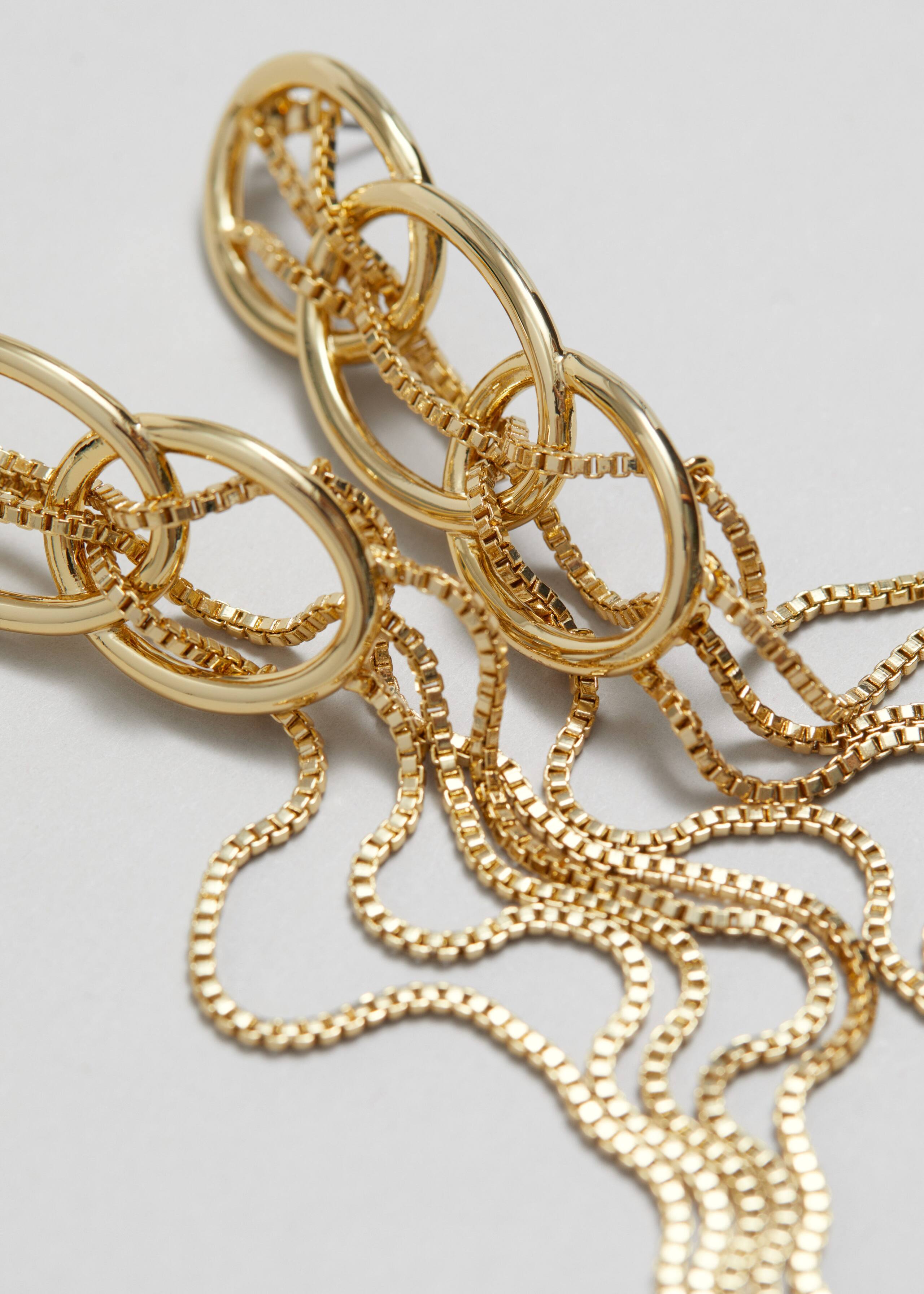 Ohrhänger mit Ketten - {{variantName}} - Beschreibendes Detail