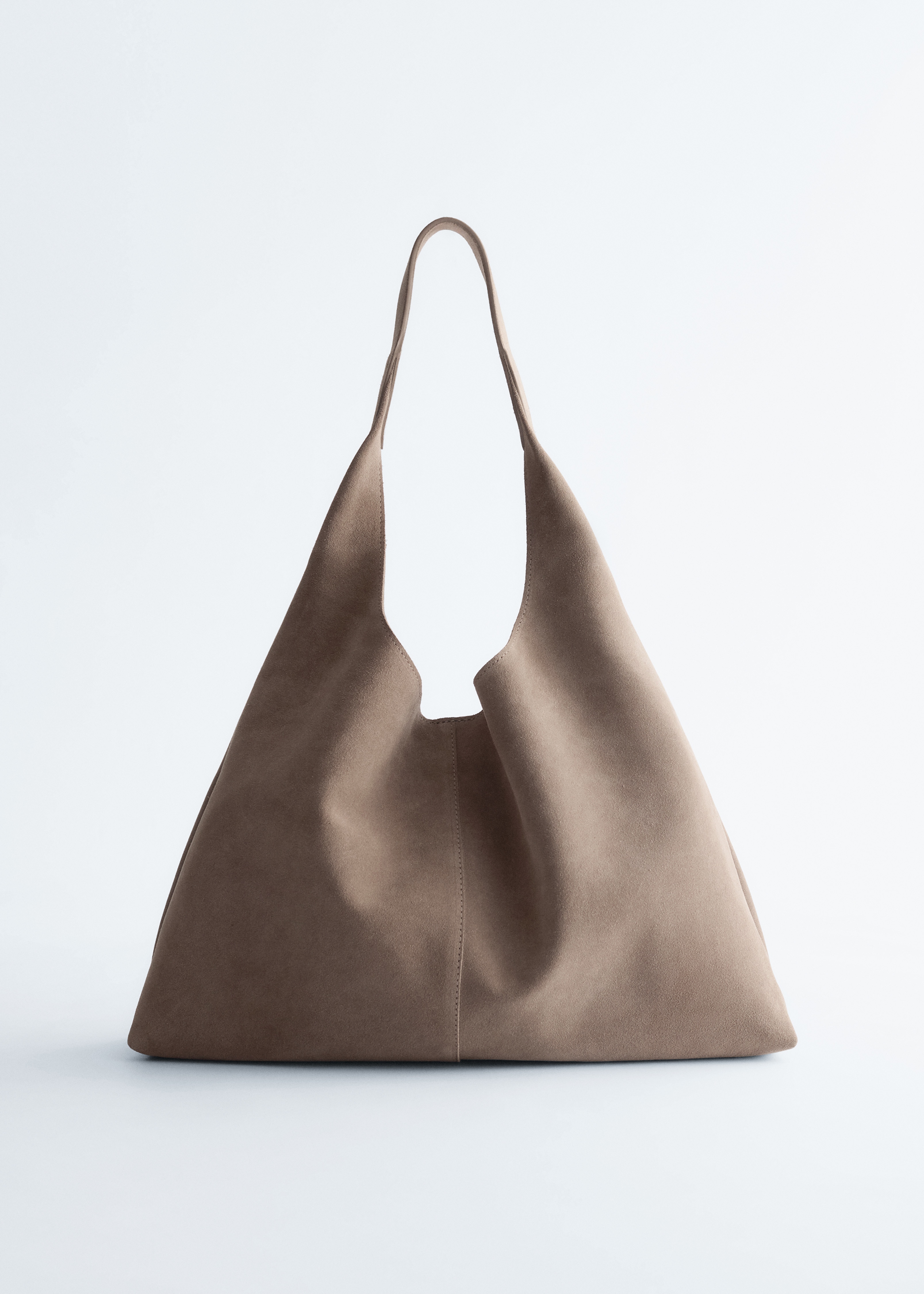 Grand sac cabas en daim - Taupe/Marron/Vert émeraude/Vert/Rouge foncé/Gris foncé/Bleu clair/Rouille