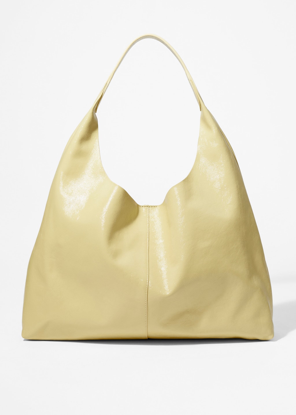 Image of Large Patent-Leather Tote Bag