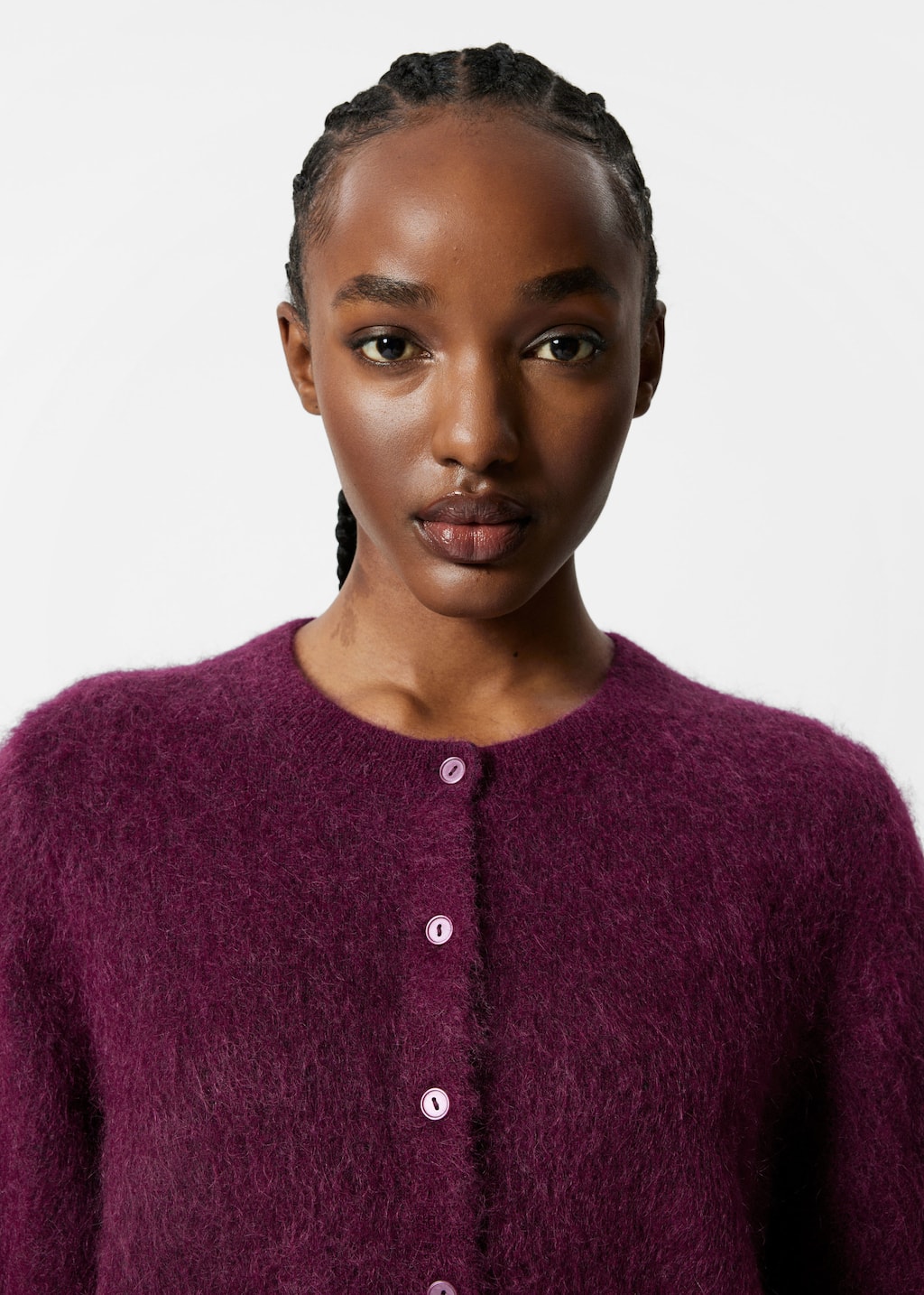 Image of Knitted Mohair-Blend Cardigan