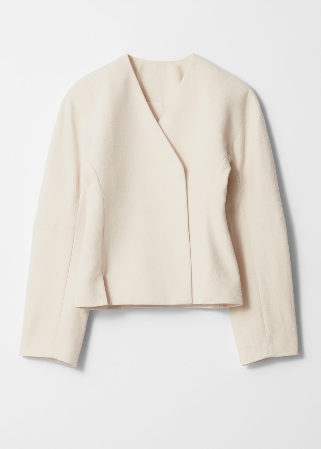 Image of Blazer croisé devant à manches droites