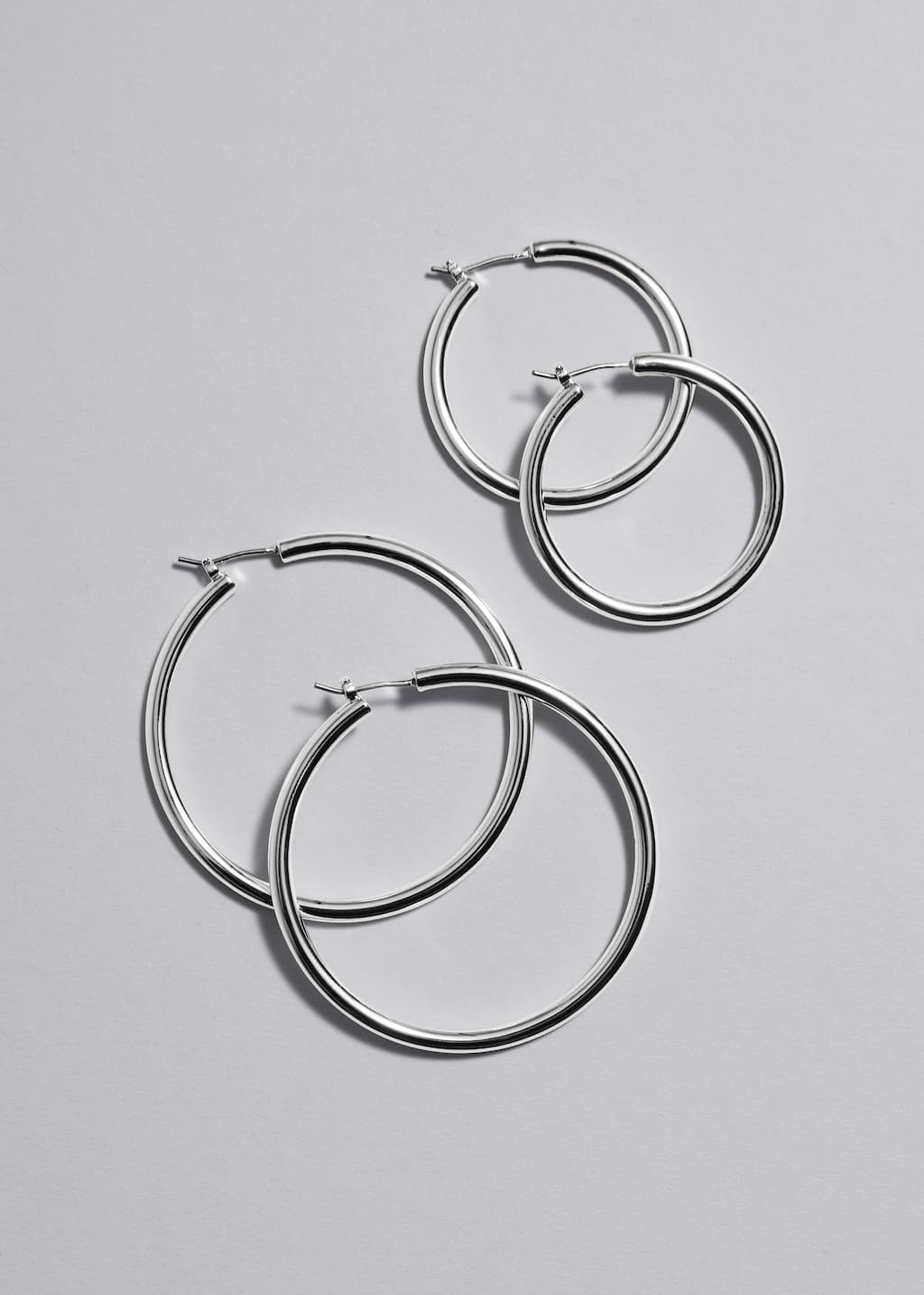 Hoop Earrings Set - Silver - Still Life
