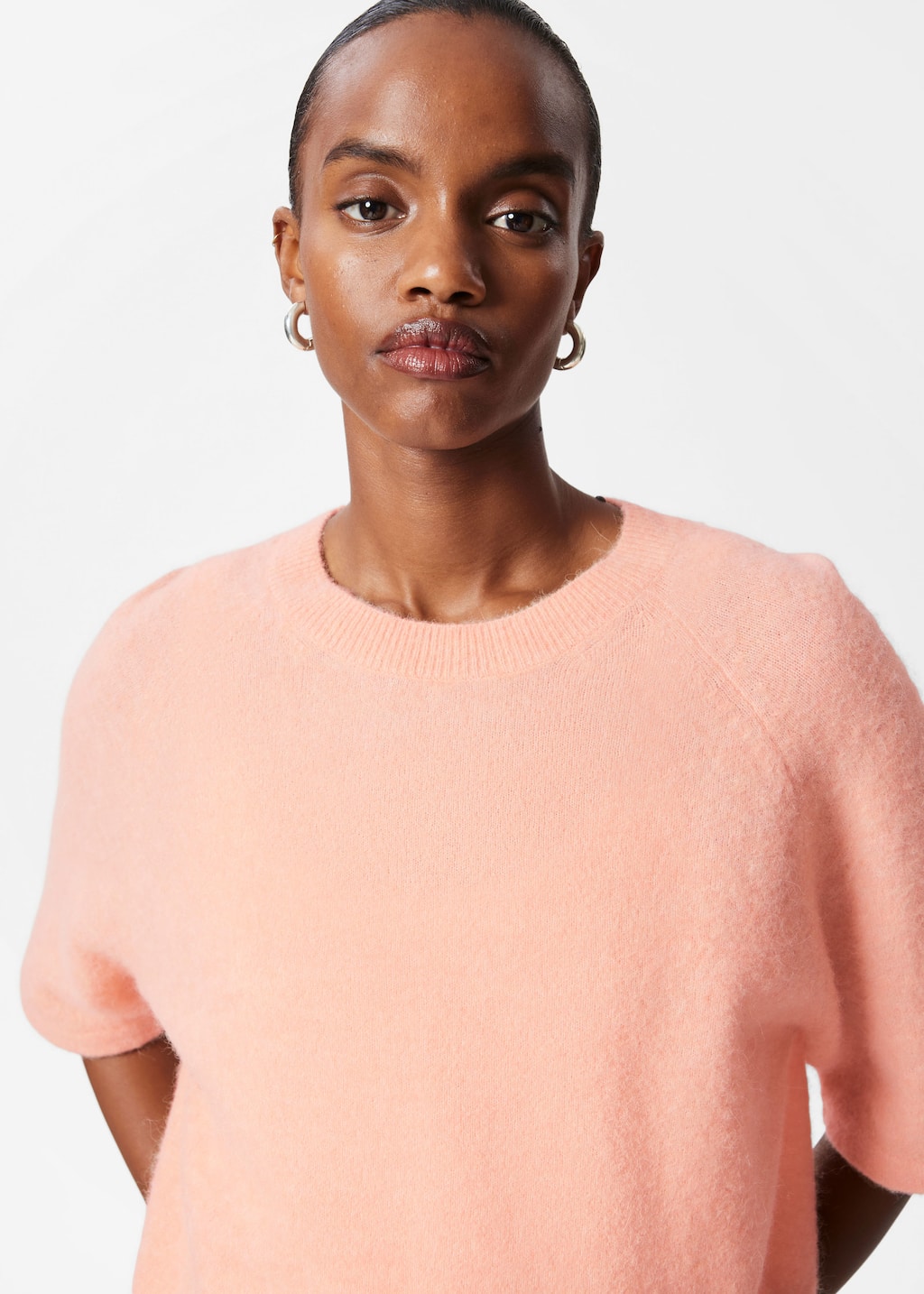 Image of Alpaca-Blend Knitted Top