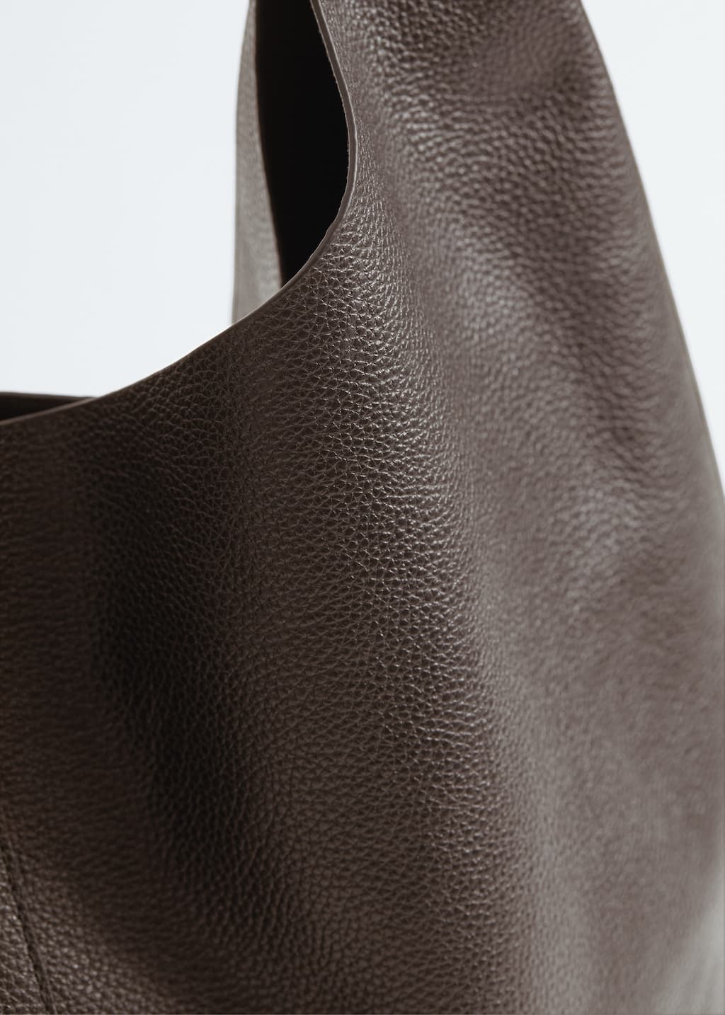 Image of Borsa tote grande in pelle