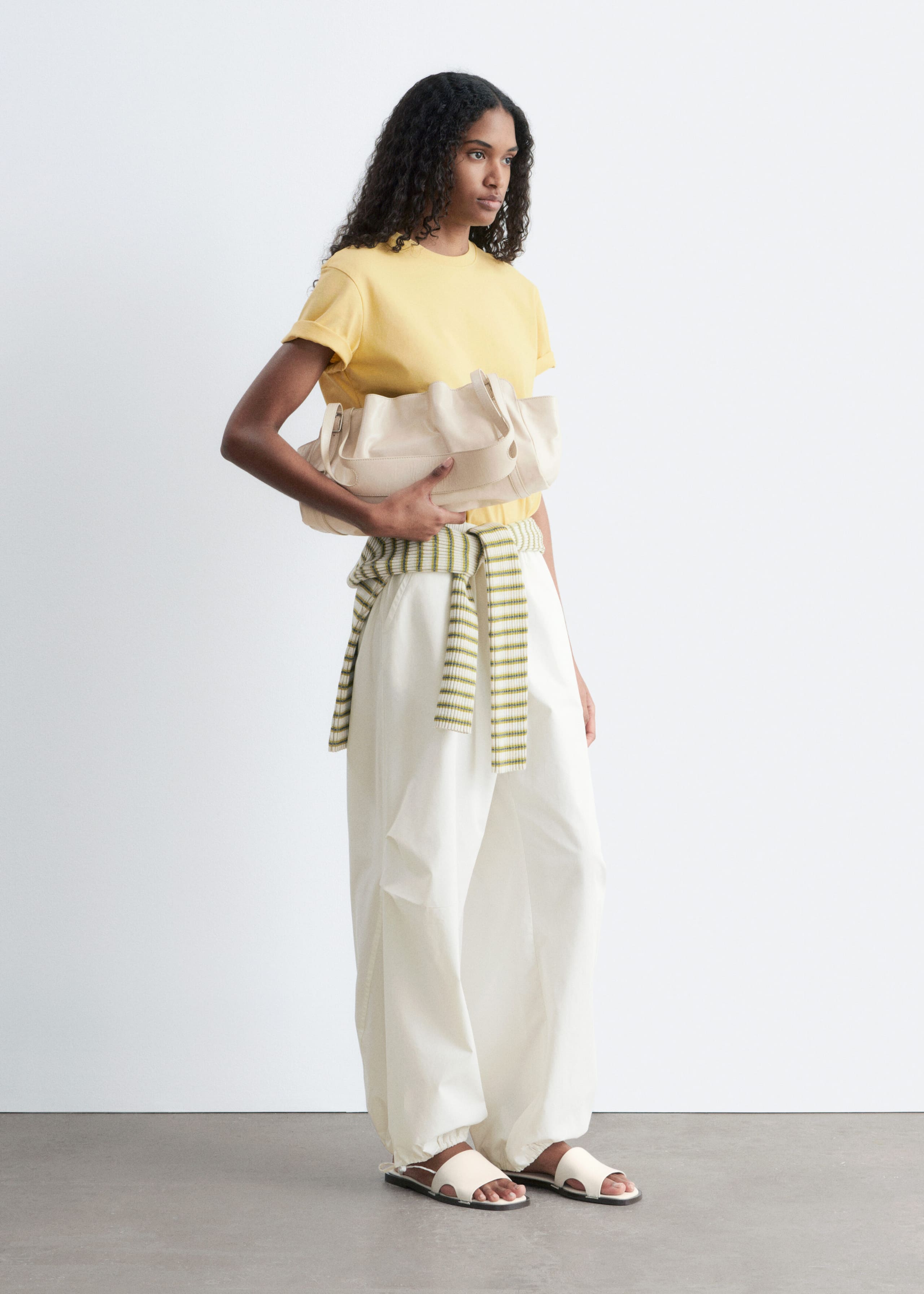 Image of T-shirt girocollo in cotone