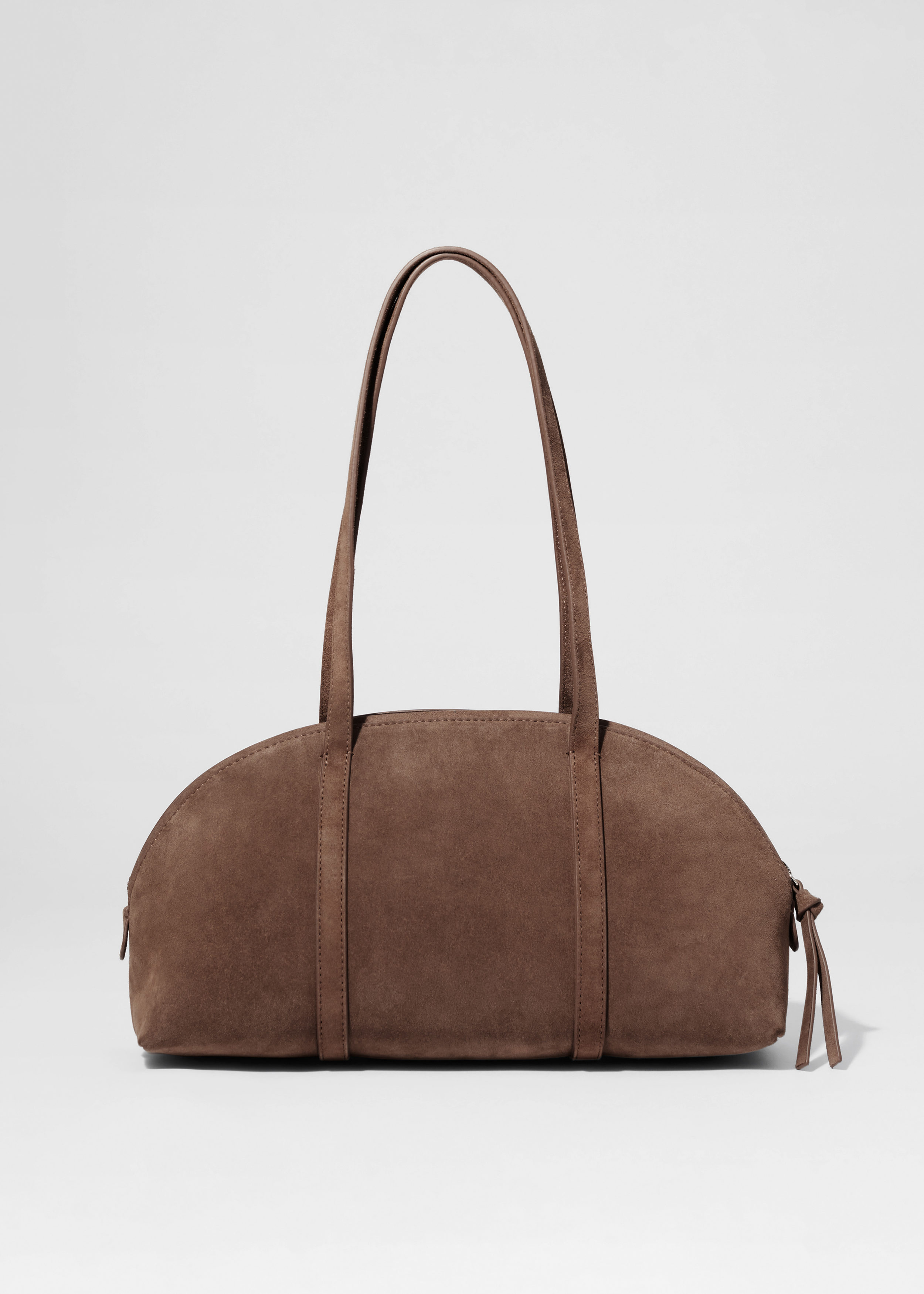 【milieu mieux】★Carre Suede Bowling Bag☆2色☆韓国人気 milieu mieux】☆Carre Suede Bowling Bag☆2色☆韓国人気