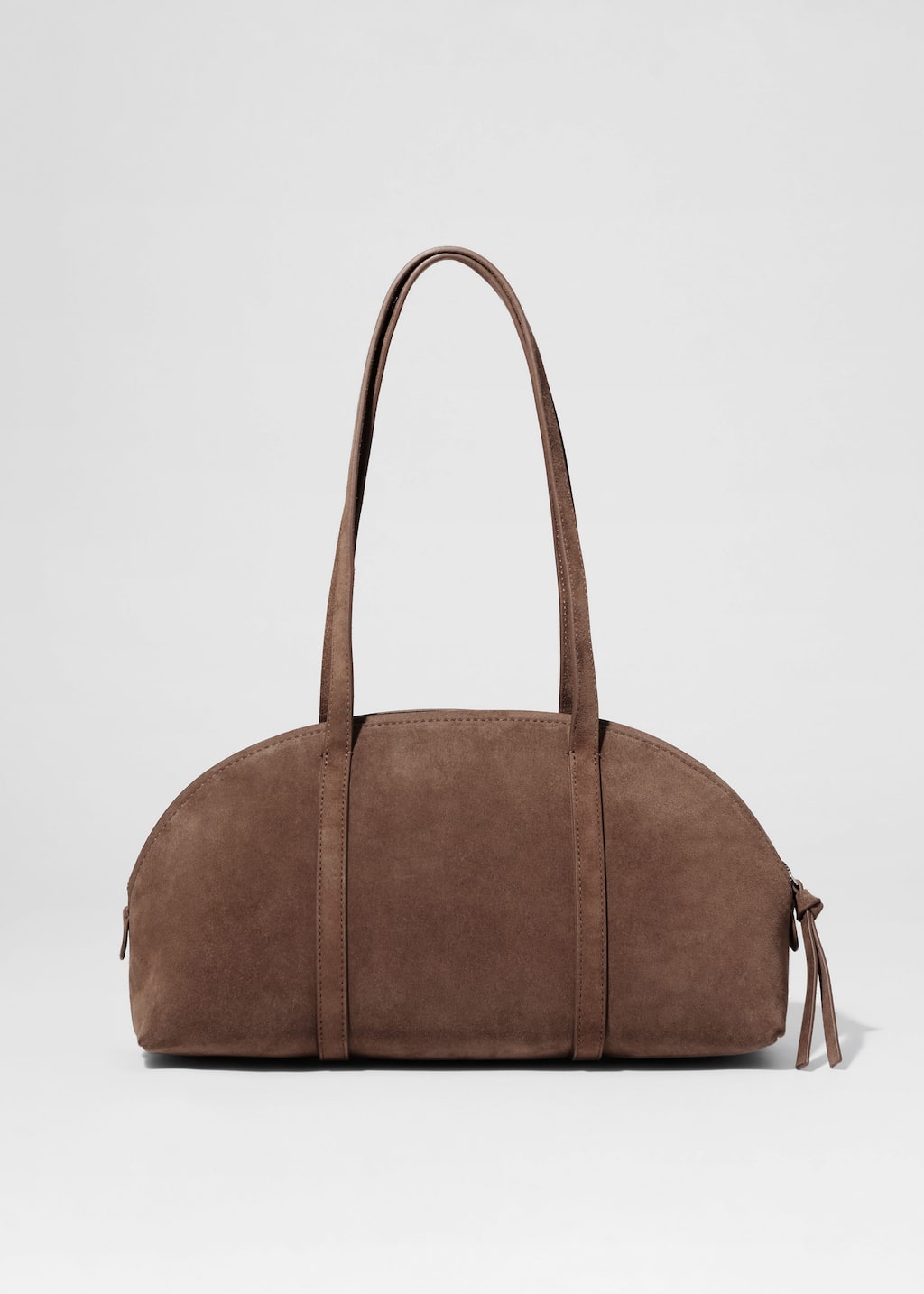 Suede Bowling Bag