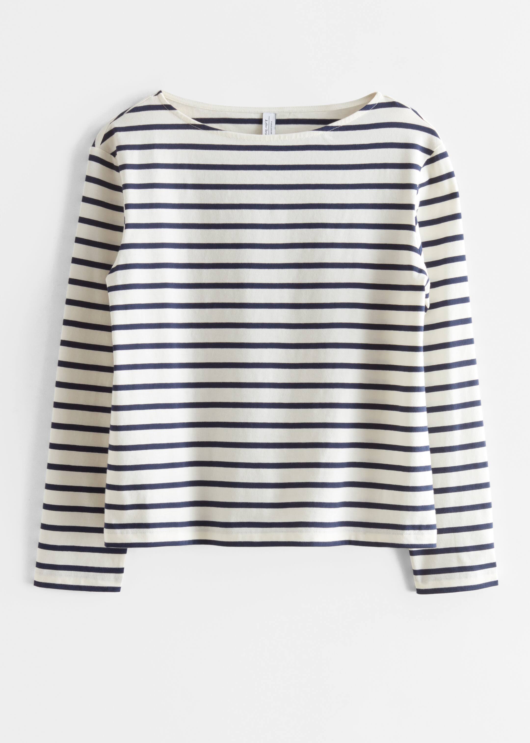 Grotere afbeelding bekijken: Breton Stripe Top - Navy Stripes - DAMES | H&M BE 5