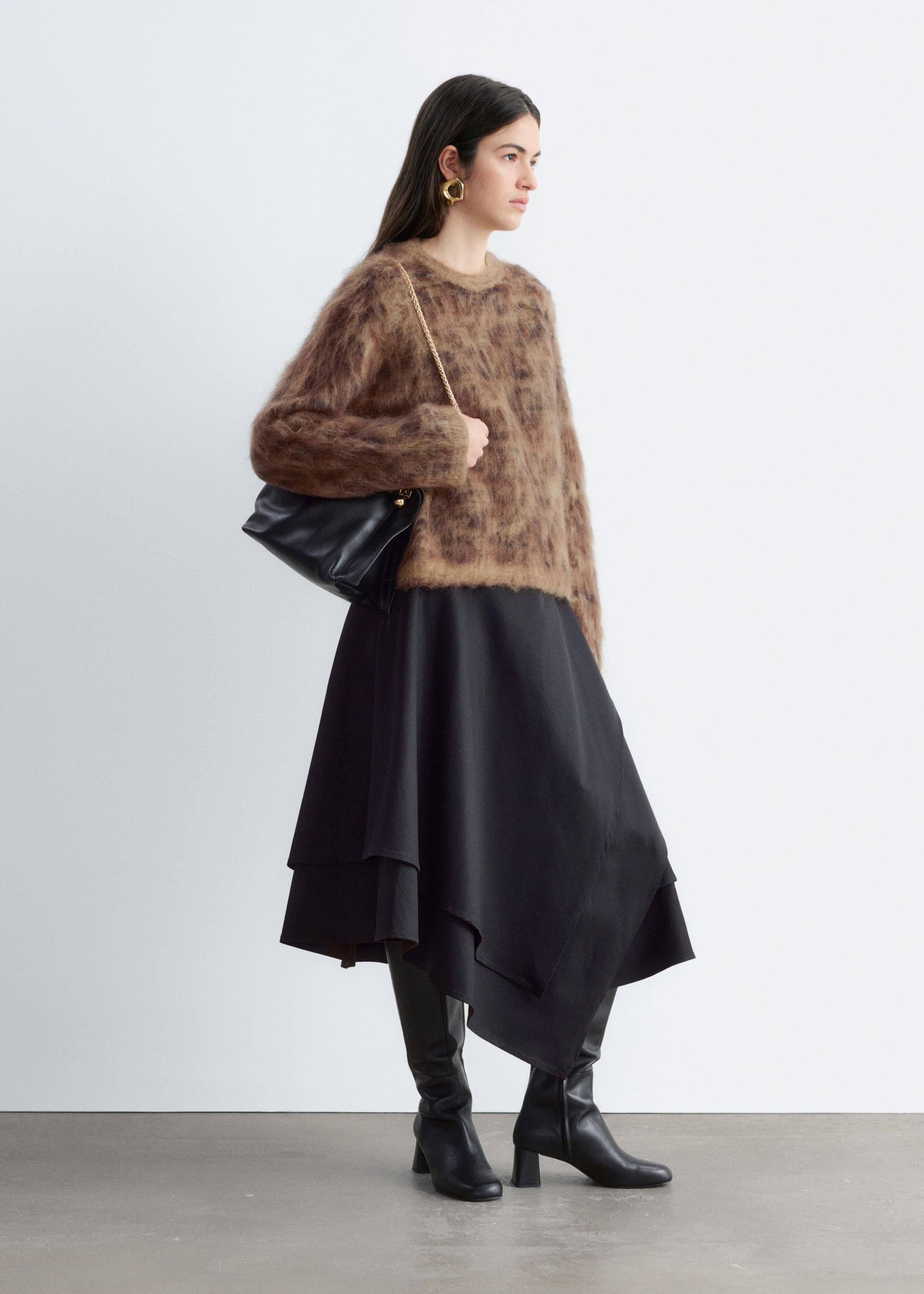 Mohair Blend Jumper - Dark Beige - Still Life