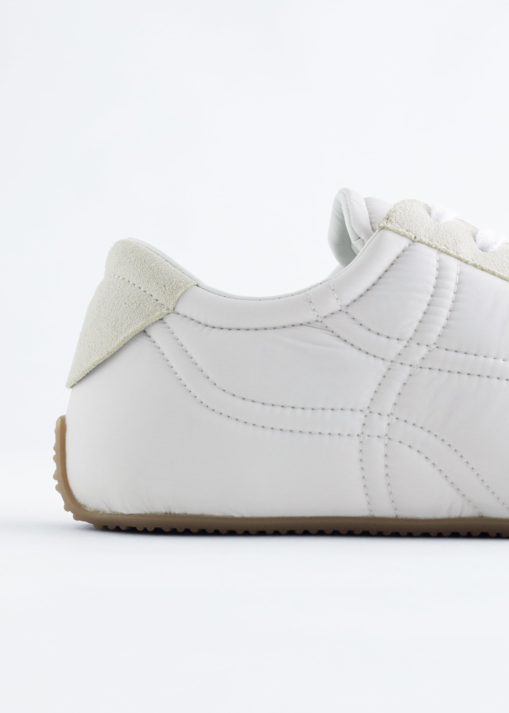 Agrandir l'image: Baskets à détails en daim - Blanc/Beige - FEMME | H&M FR 6