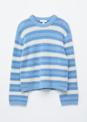 Light Blue/White Stripes