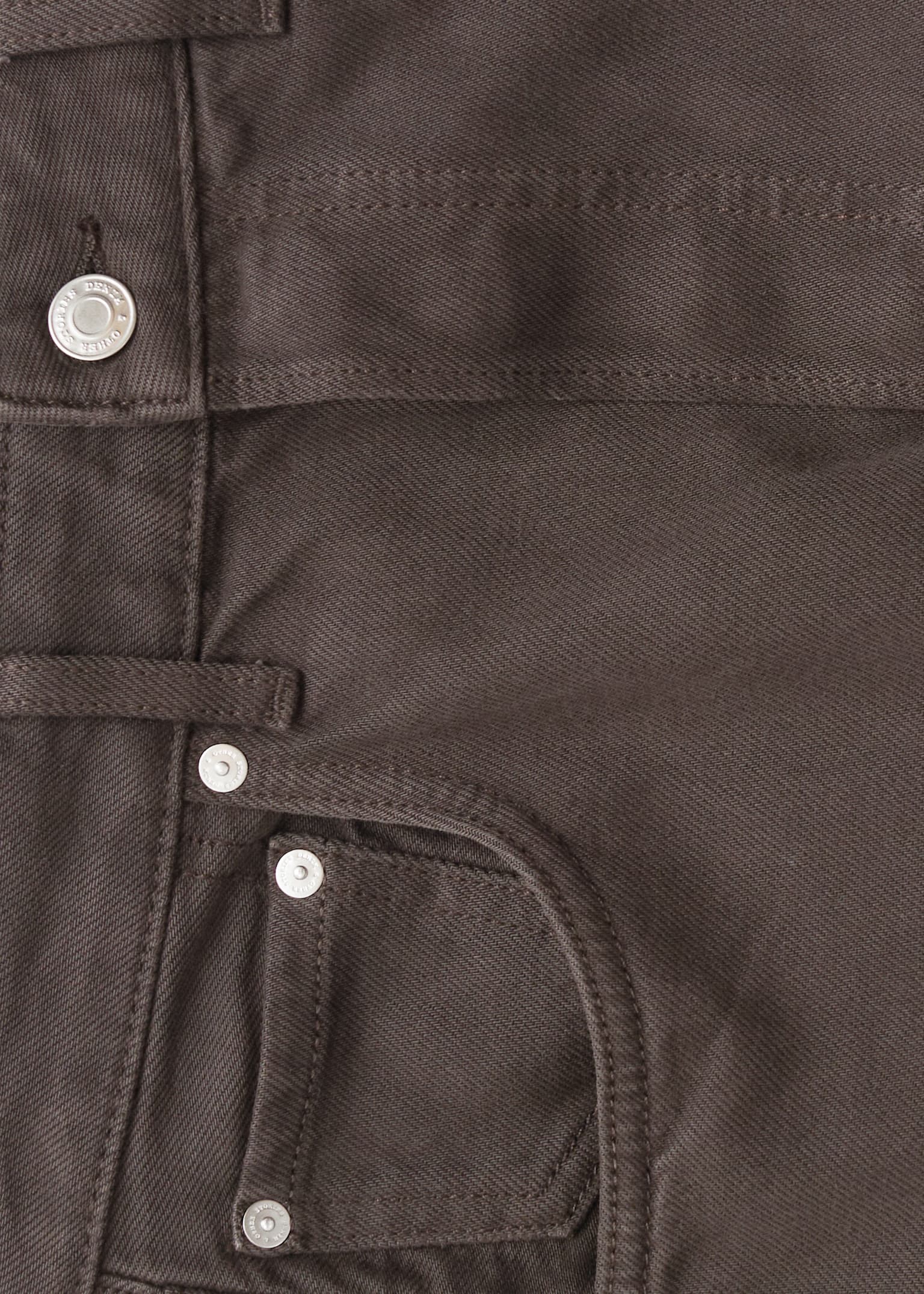 Jean barrel - Marron foncé/Bleu clair - 8
