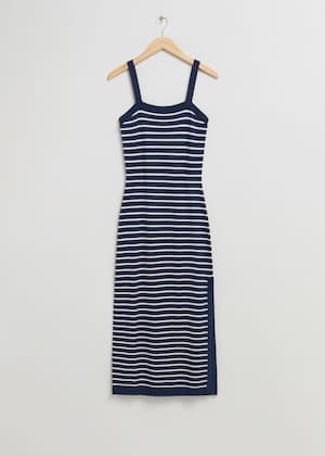 Dark Blue/White Striped