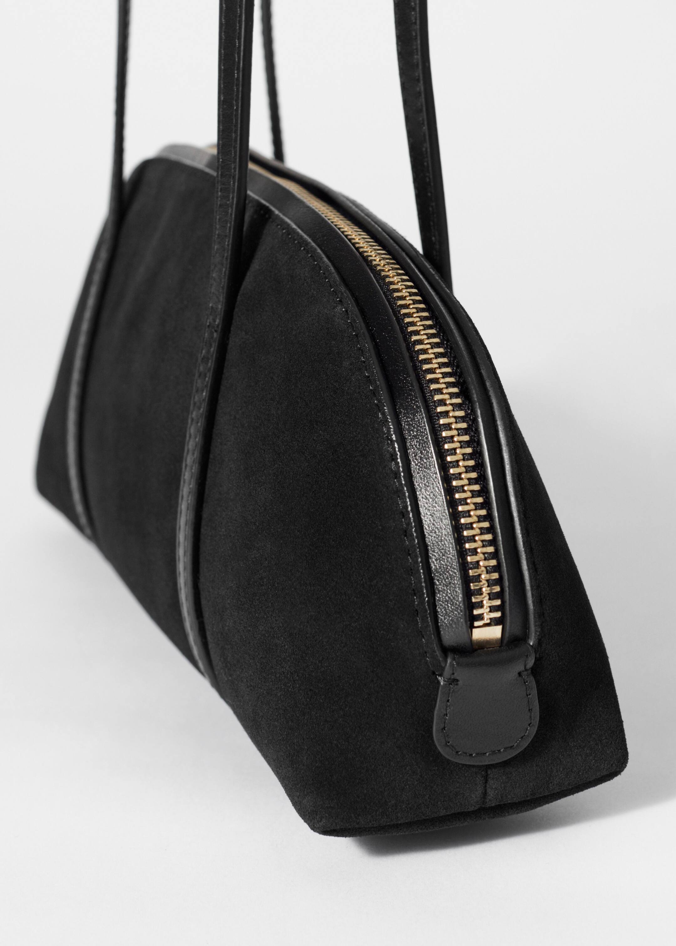 Größeres Bild ansehen: Bowlingtasche aus Leder - Schwarzes Wildleder - Ladies | H&M DE 5