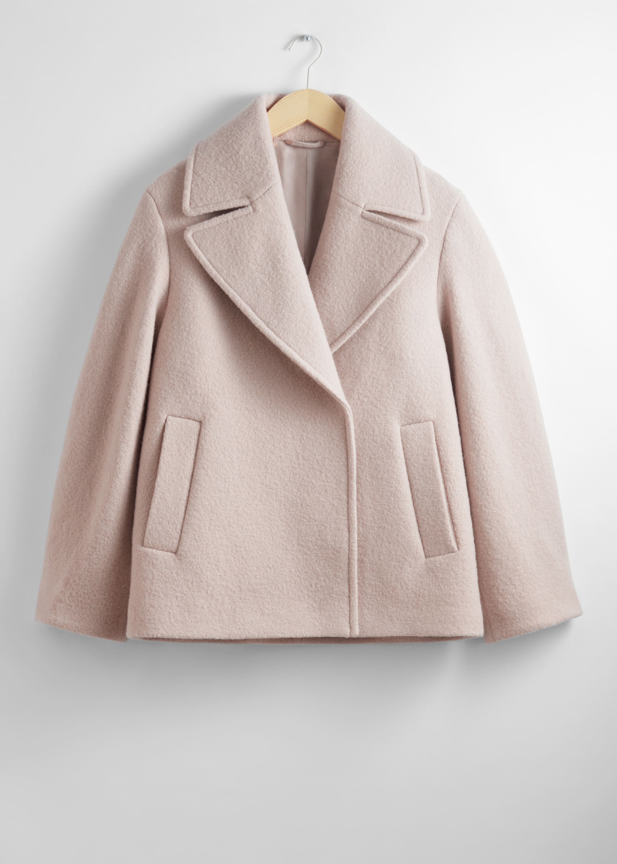 Größeres Bild ansehen: Zweireihige Wolljacke - Hellbeige - Ladies | H&M DE 1