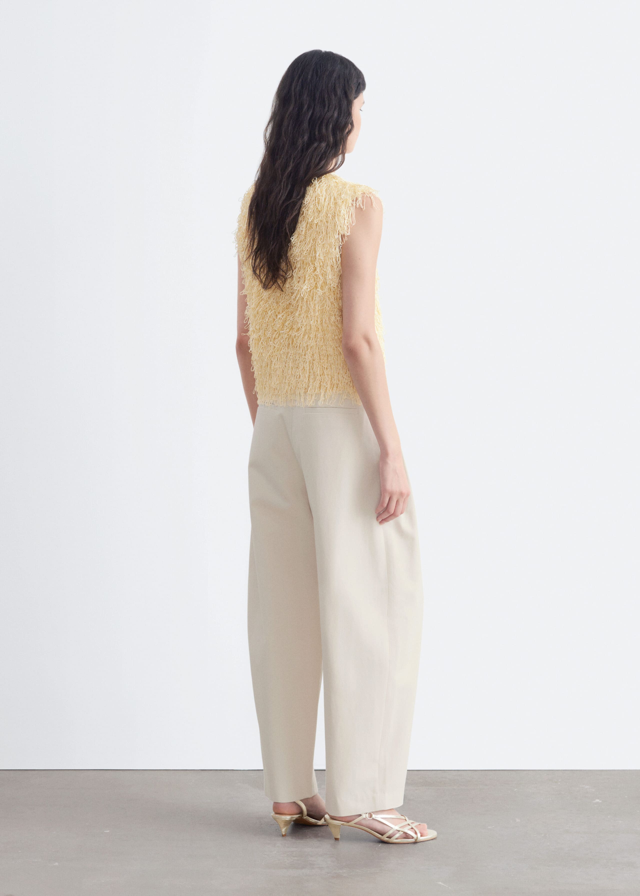 Fringed Top - Cream - Still Life
