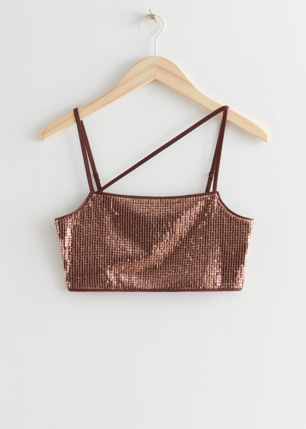 Croptop med paljetter