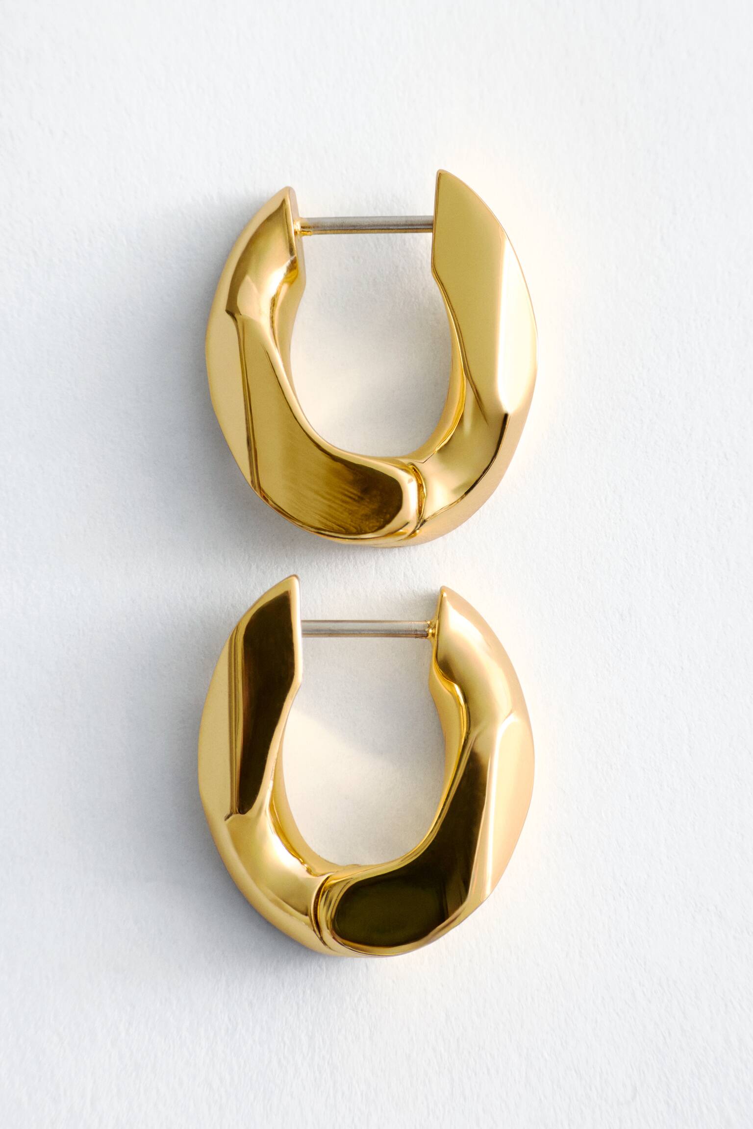 Set van stevige oorbellen - Goudkleurig - 5