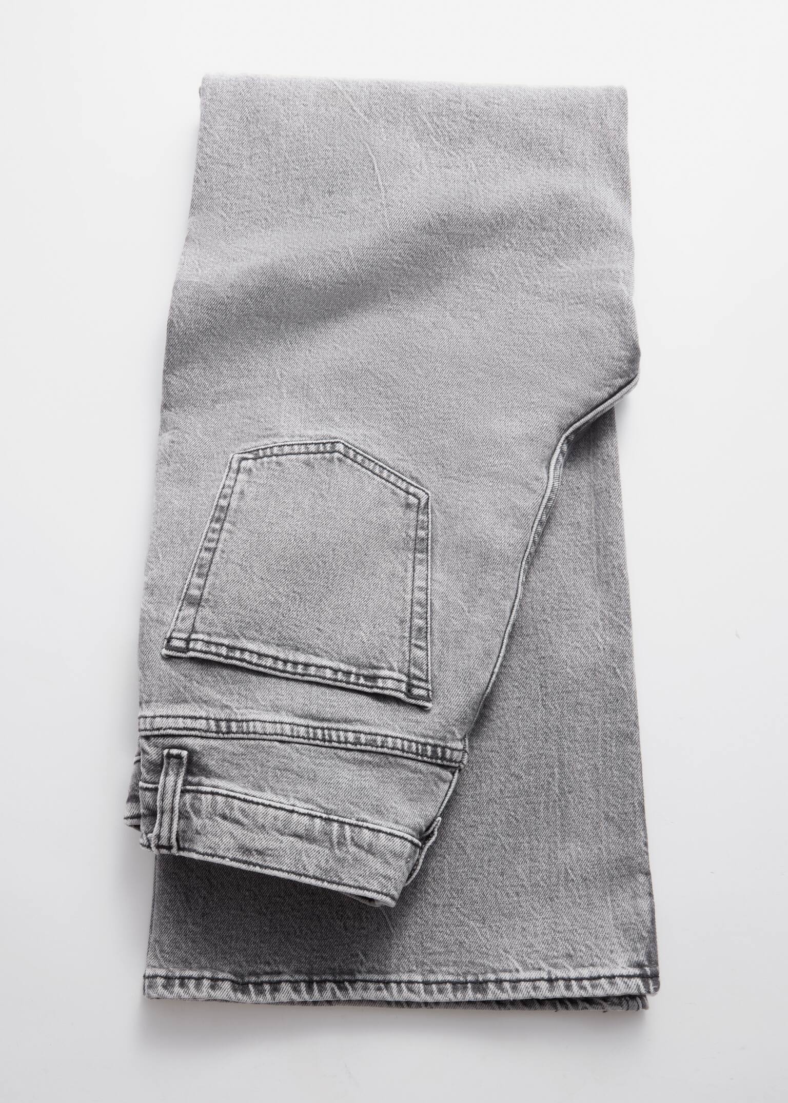 Jeans mit weitem Bein - Grau/Dunkelblau/Dunkelrot/Blau/Schwarz/Mittelblaue Waschung/Dunkelbraun/Mittelblau/Hellblau - 2