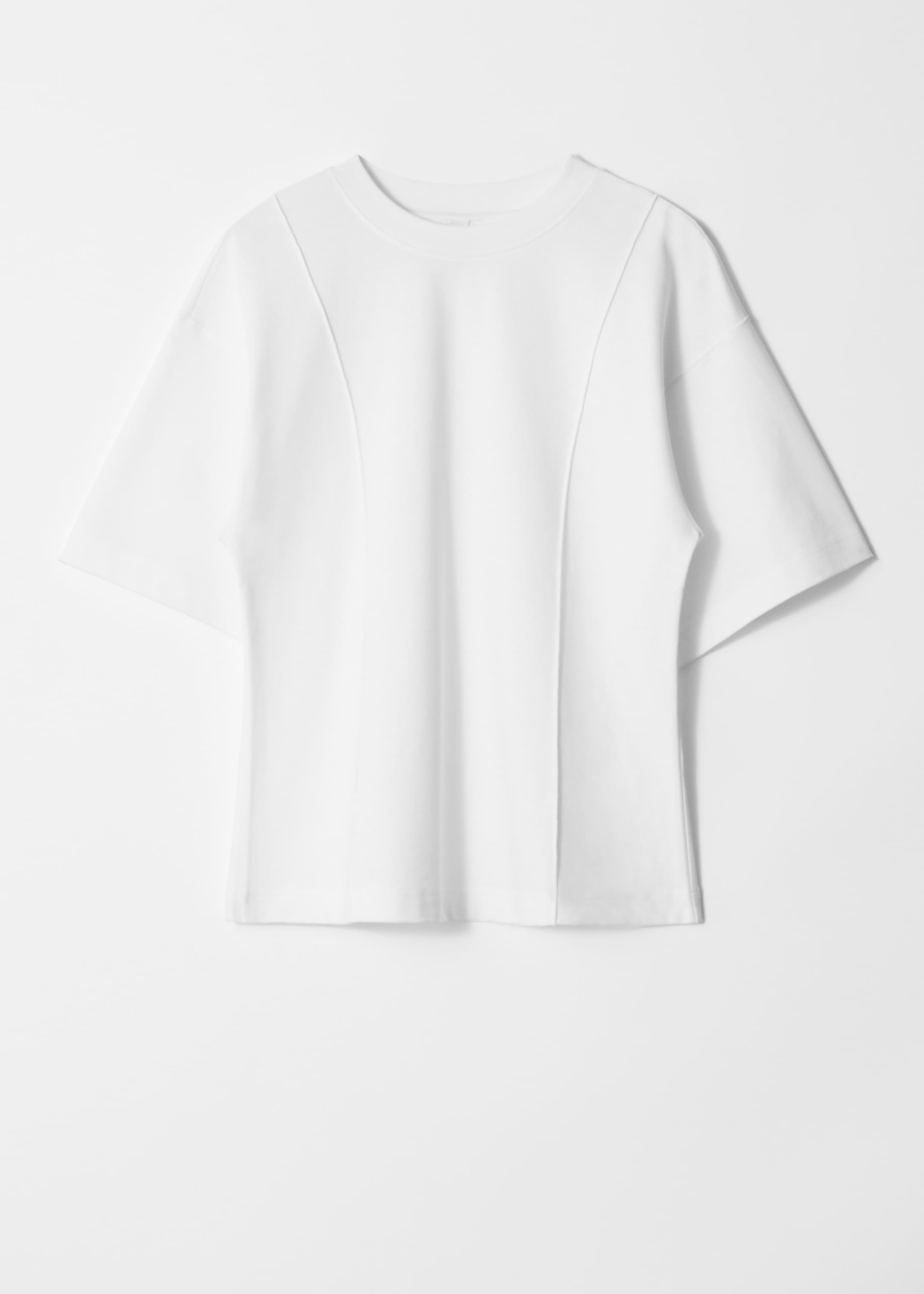 Zobrazit větší obrázek: Structured T-shirt - Bílá - ŽENY | H&M CZ 5