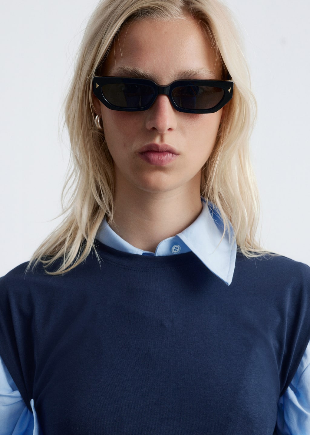 Image of Ruched Jersey Tank Top